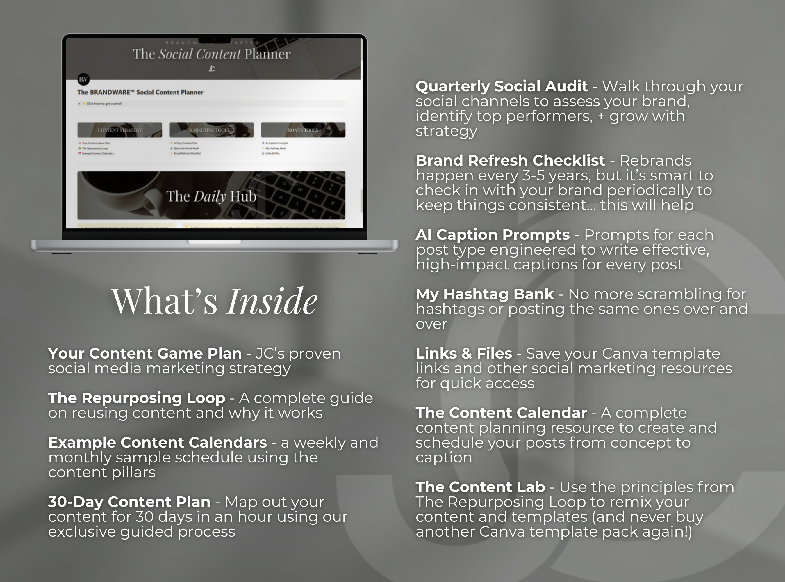 The BRANDWARE™ Social Content Dashboard
