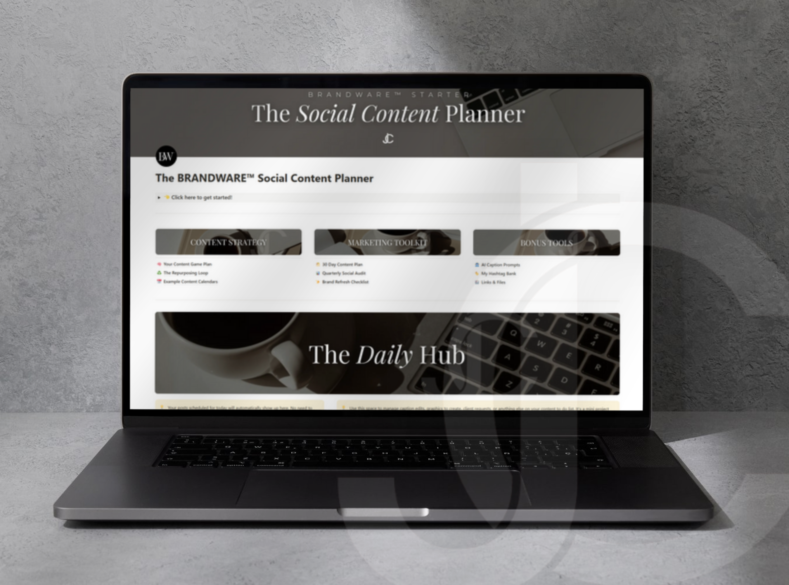 The BRANDWARE™ Social Content Dashboard
