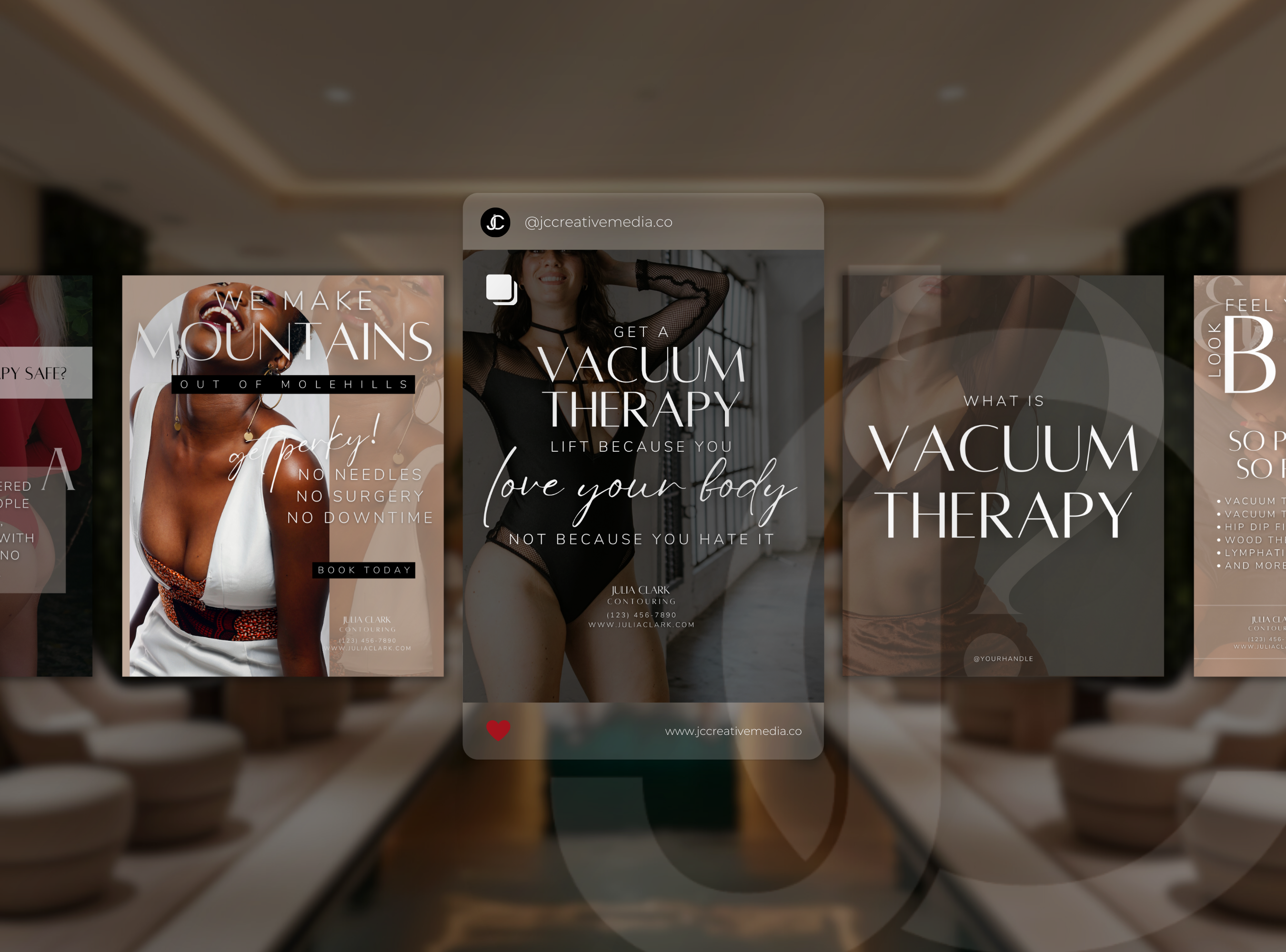 The Vacuum Therapy BBL & Breast Lift Social Media Marketing Suite