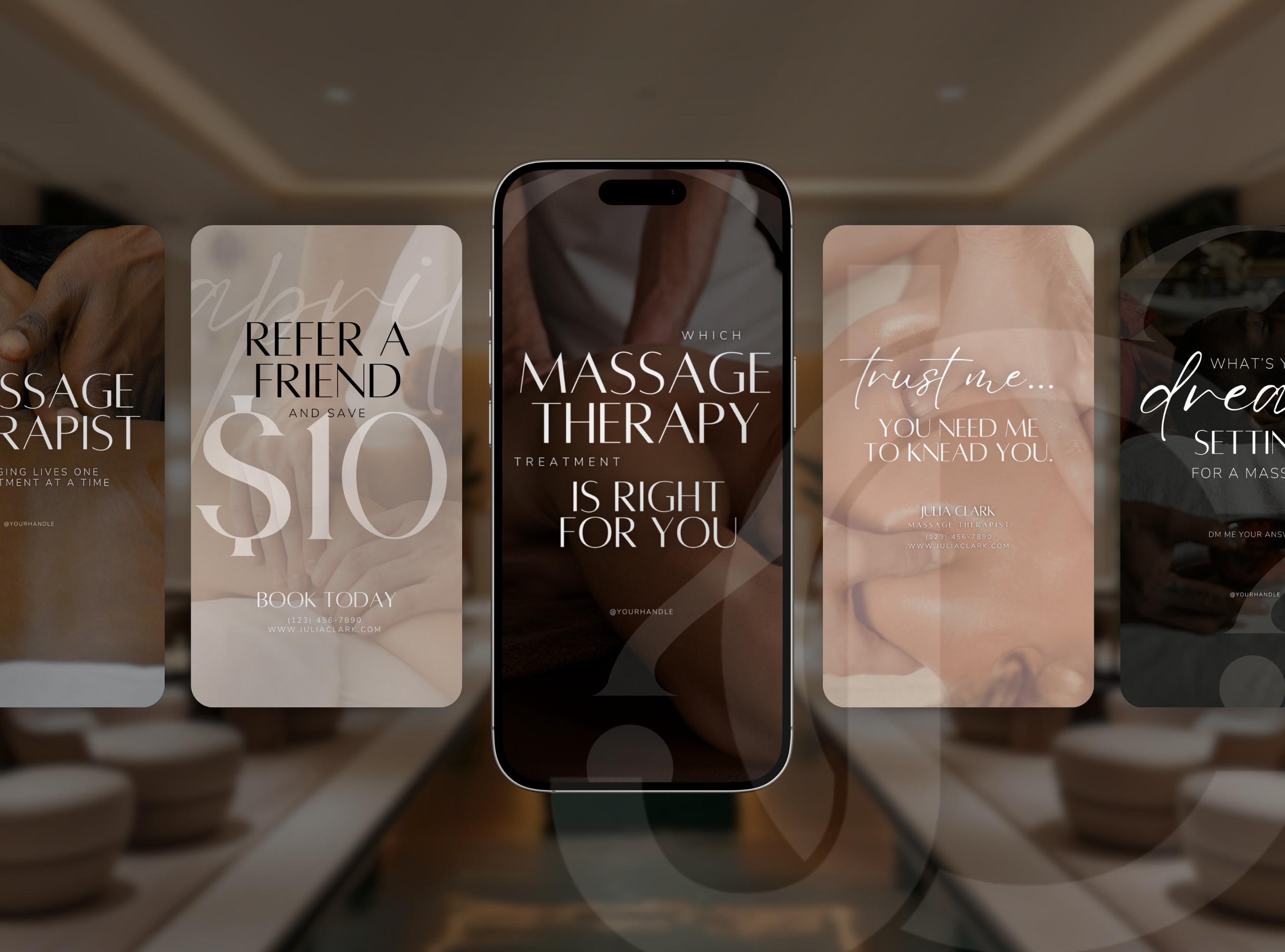 The Massage Therapy Social Media Marketing Suite