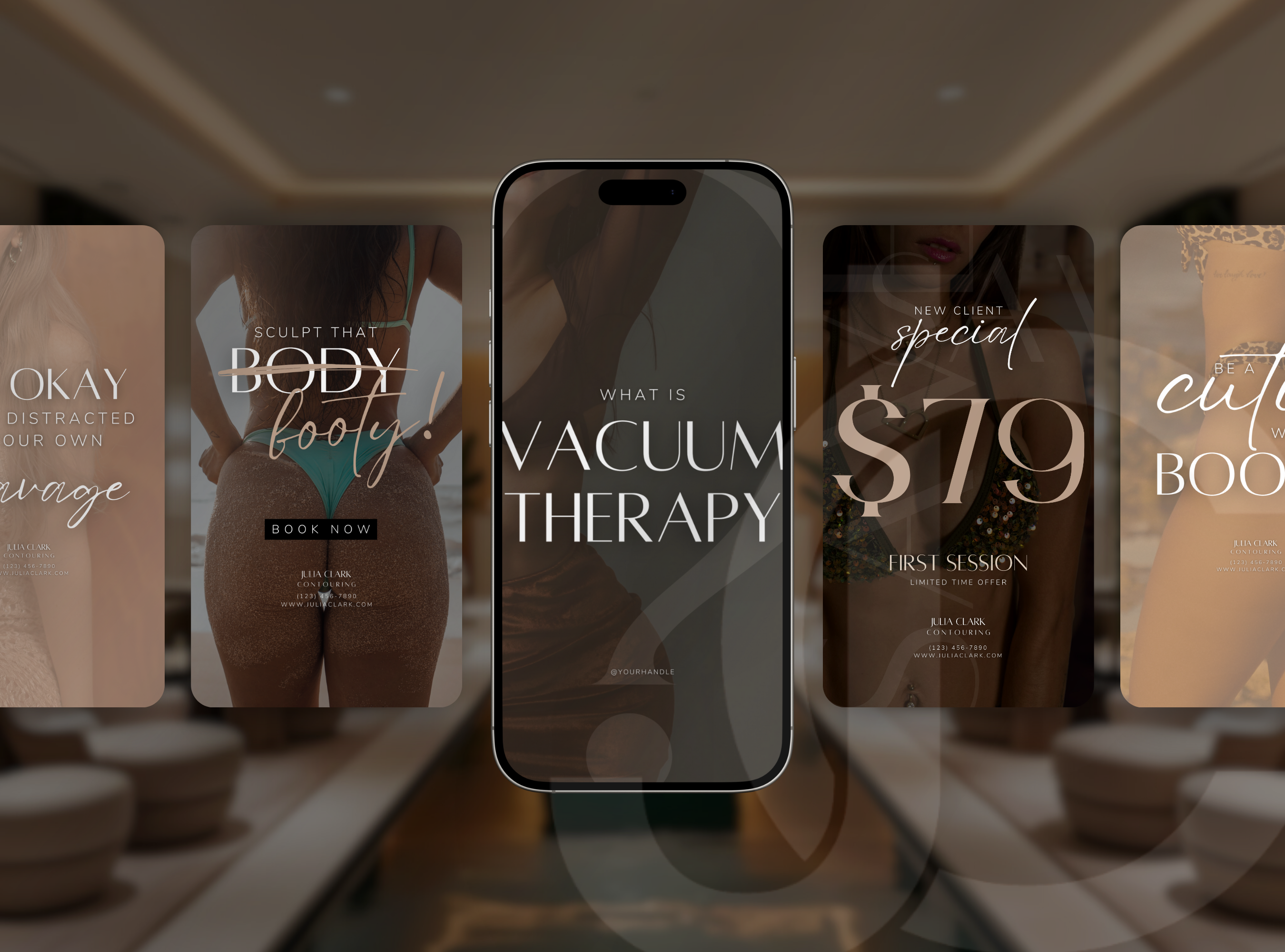 The Vacuum Therapy BBL & Breast Lift Social Media Marketing Suite