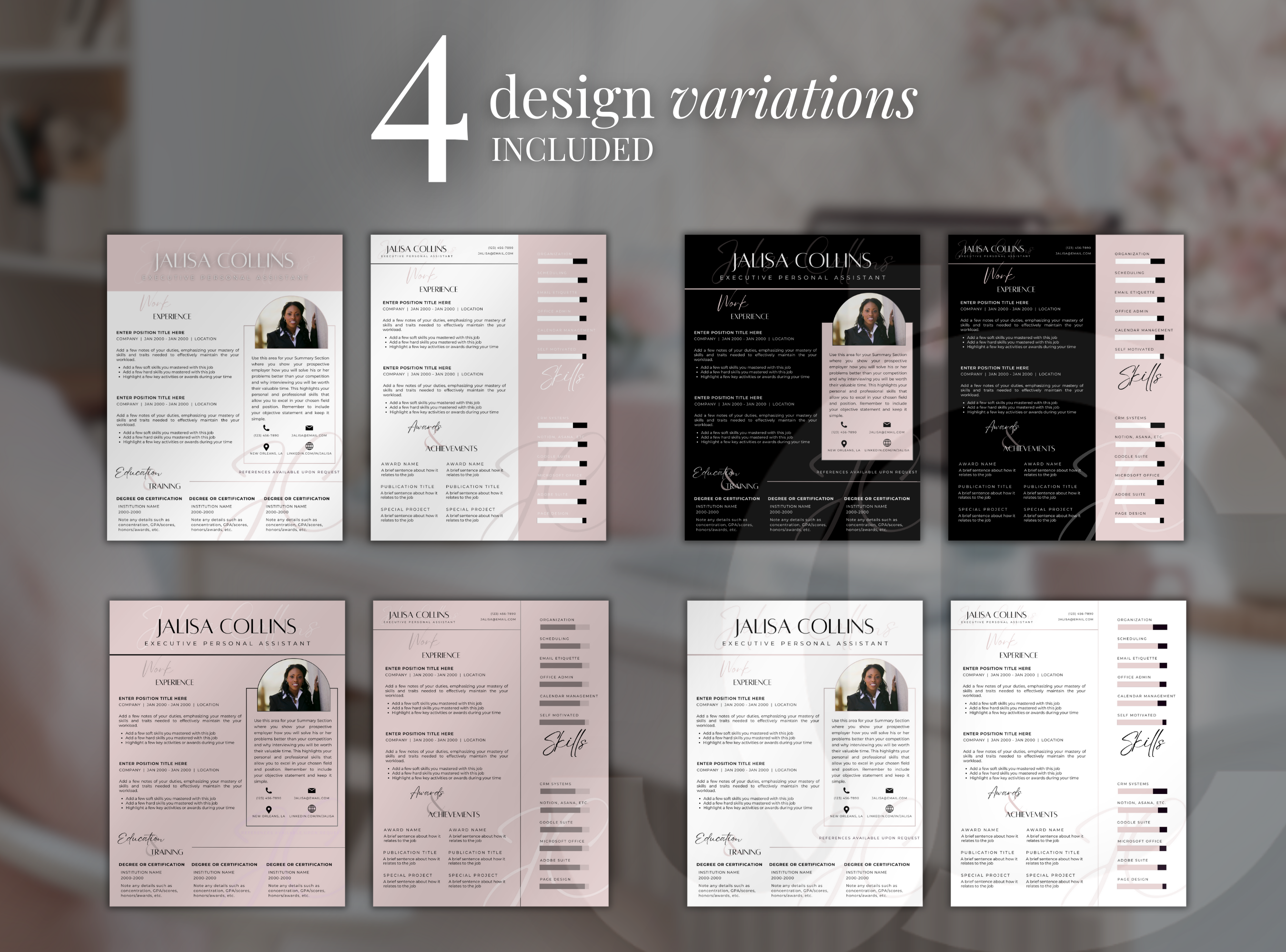 The Resume + Personal Branding Suite: The Elegance Edition