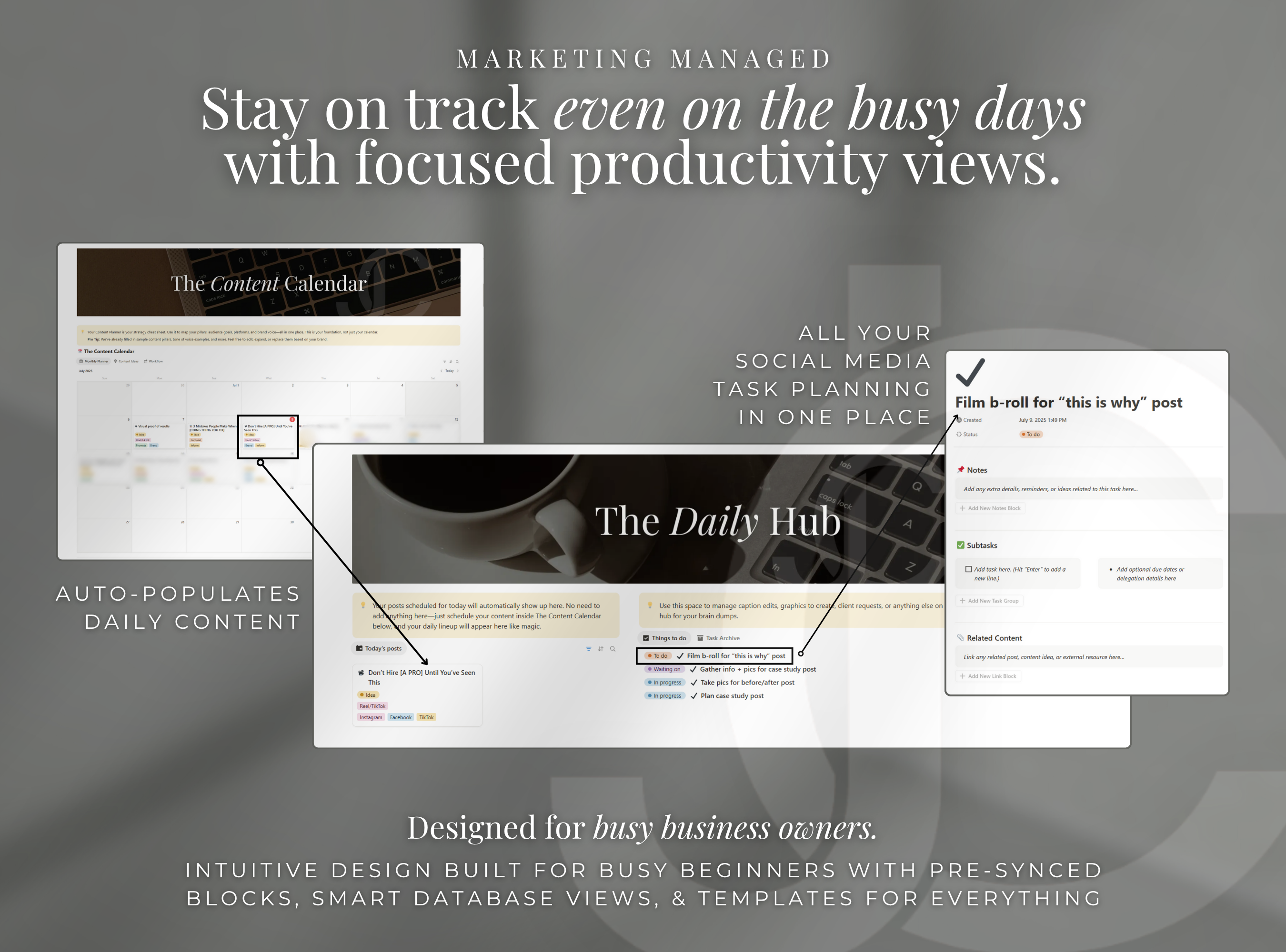 The BRANDWARE™ Social Content Dashboard