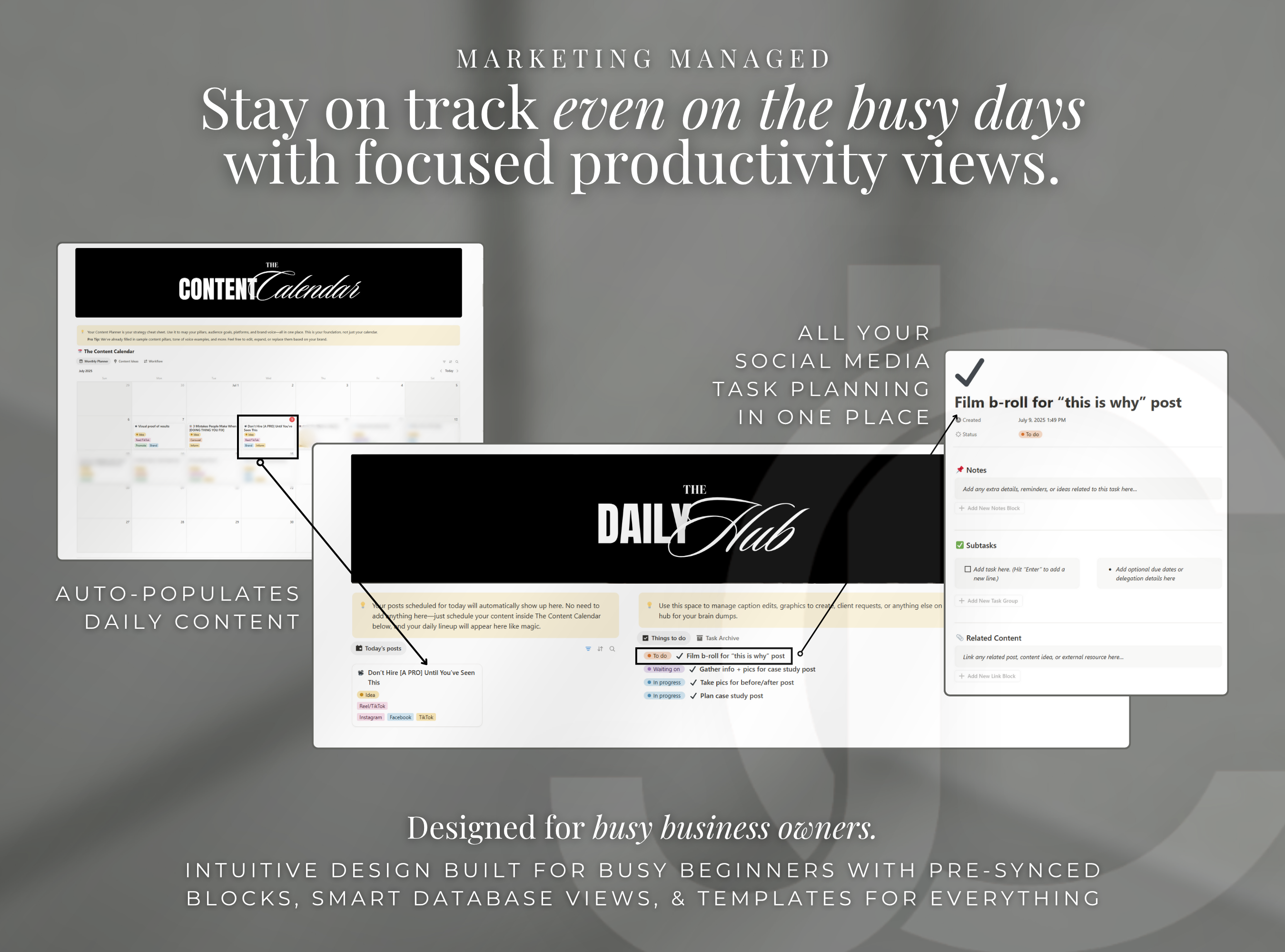 The BRANDWARE™ Social Content Dashboard