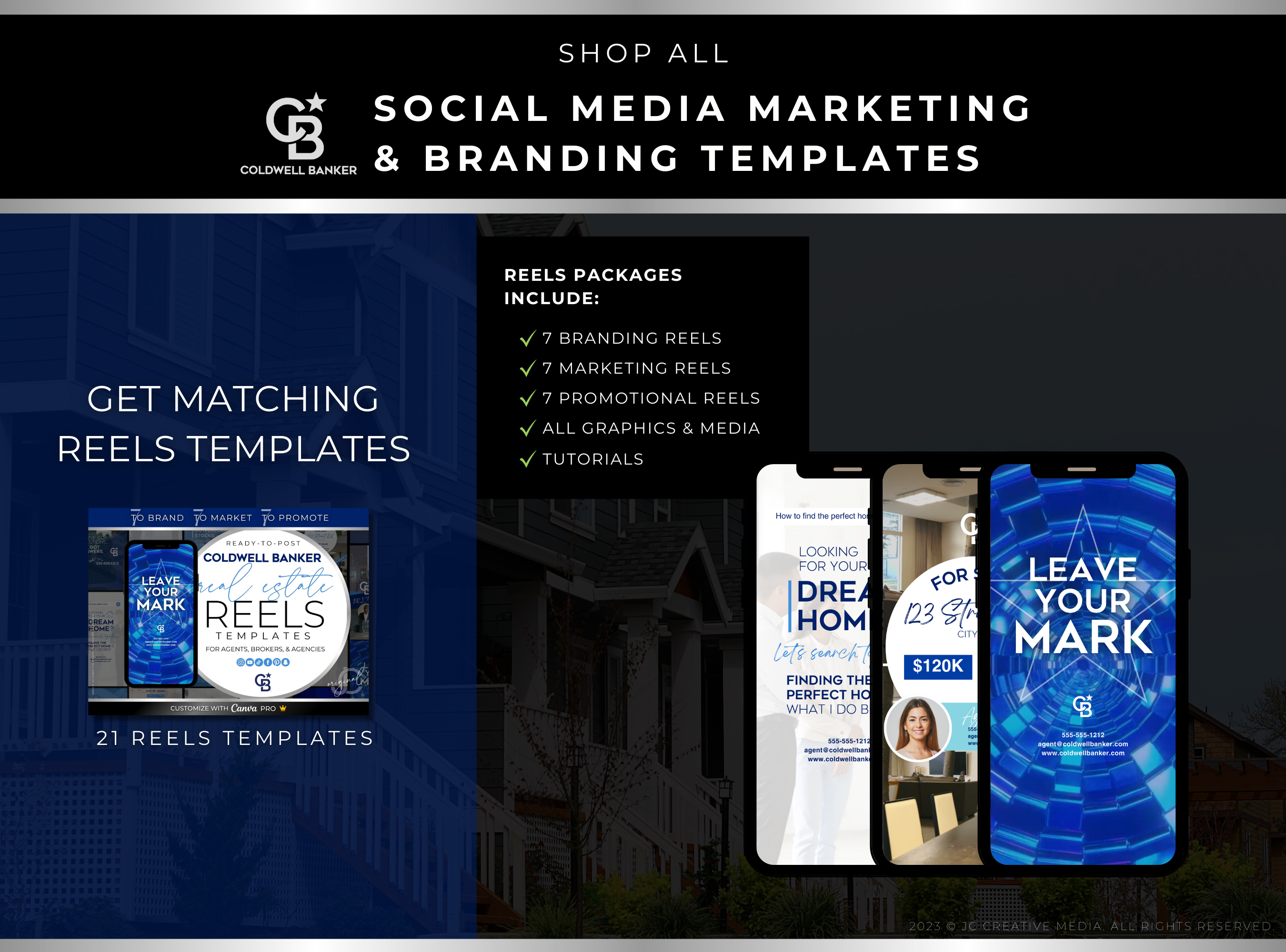 540+ Coldwell Banker Social Media Marketing & Branding Templates for Real Estate Agents & Brokers