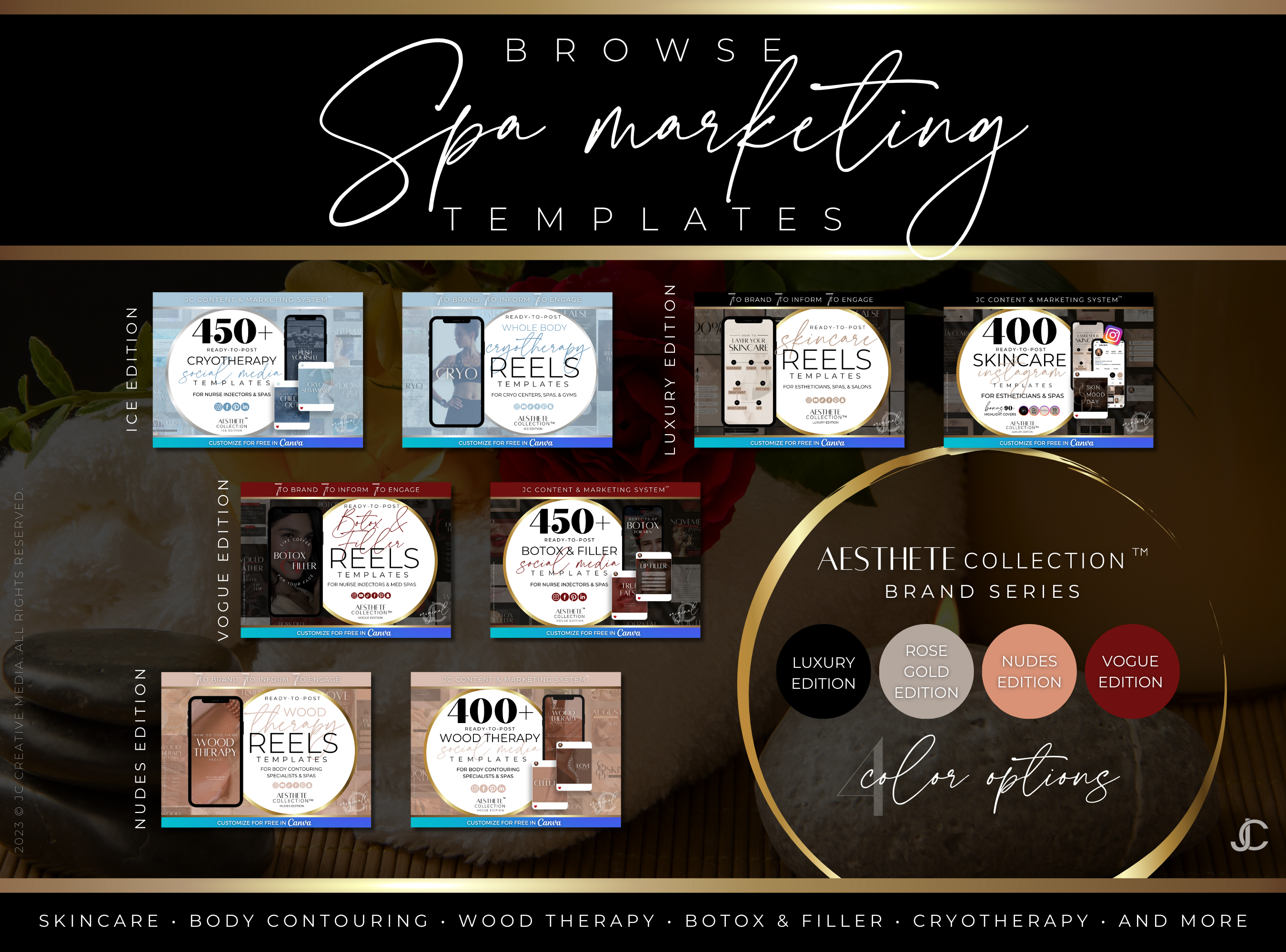 Esthetics Forms for Estheticians & Med Spas (Canva Templates) | Aesthete Collection™ Luxury Edition