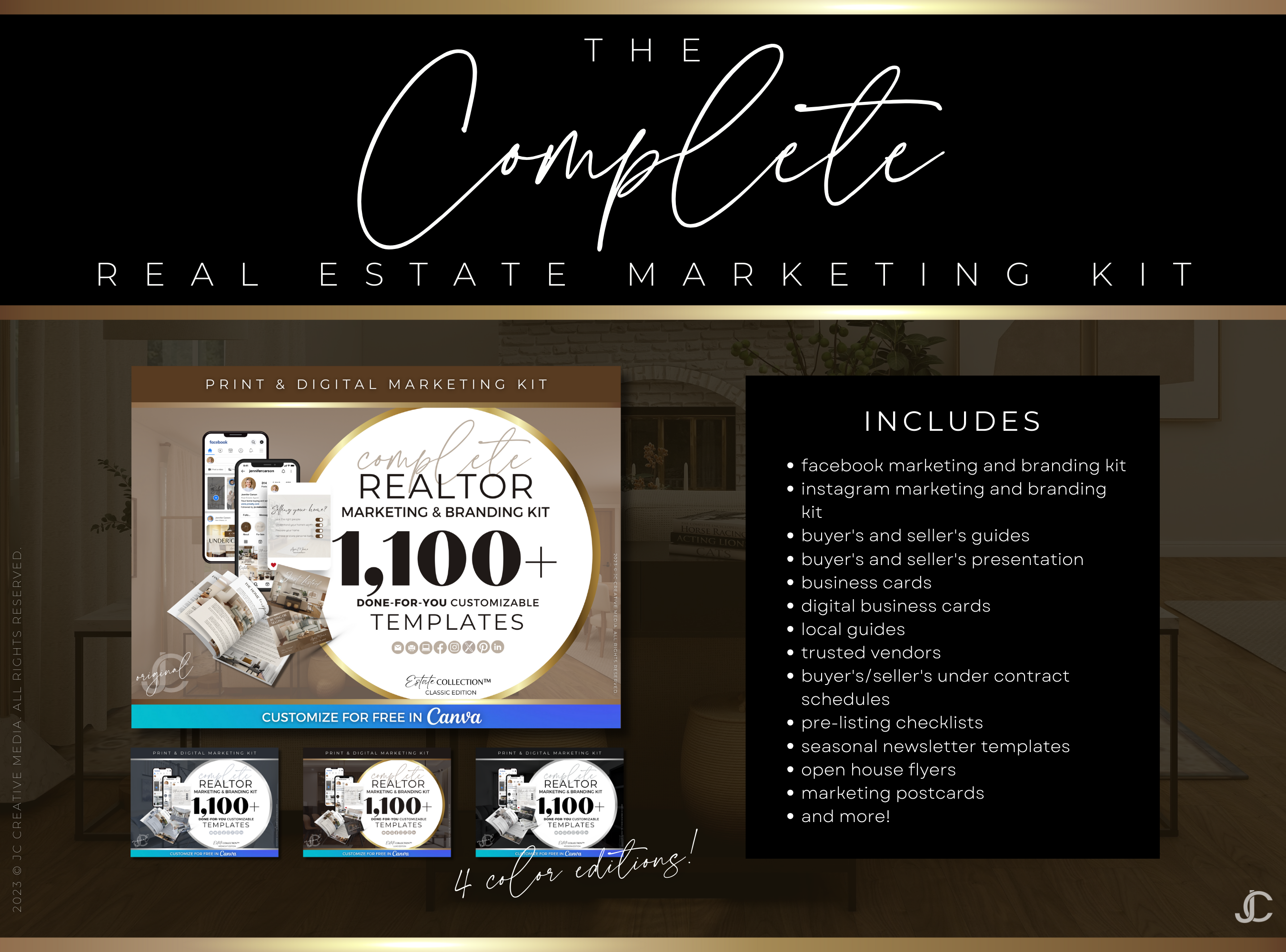 120+ Instagram Highlight Cover Templates for Real Estate Agents | Estate Collection™ Classic Edition