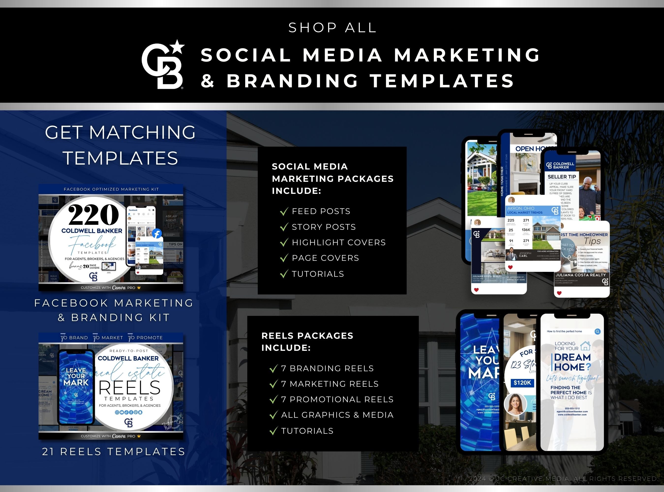 420+ Coldwell Banker Instagram Marketing & Branding Templates for Real Estate Agents