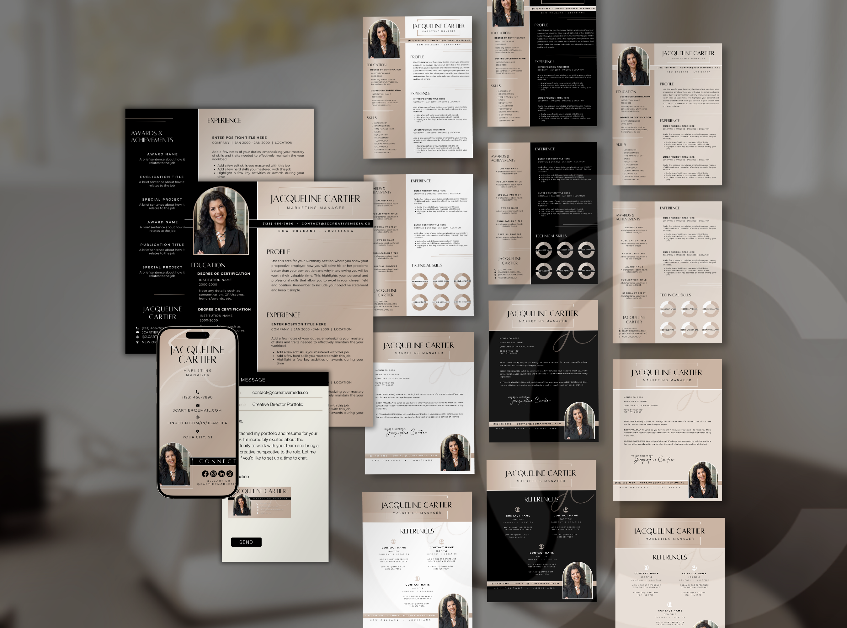 The Resume + Personal Branding Suite: Aesthete Edition