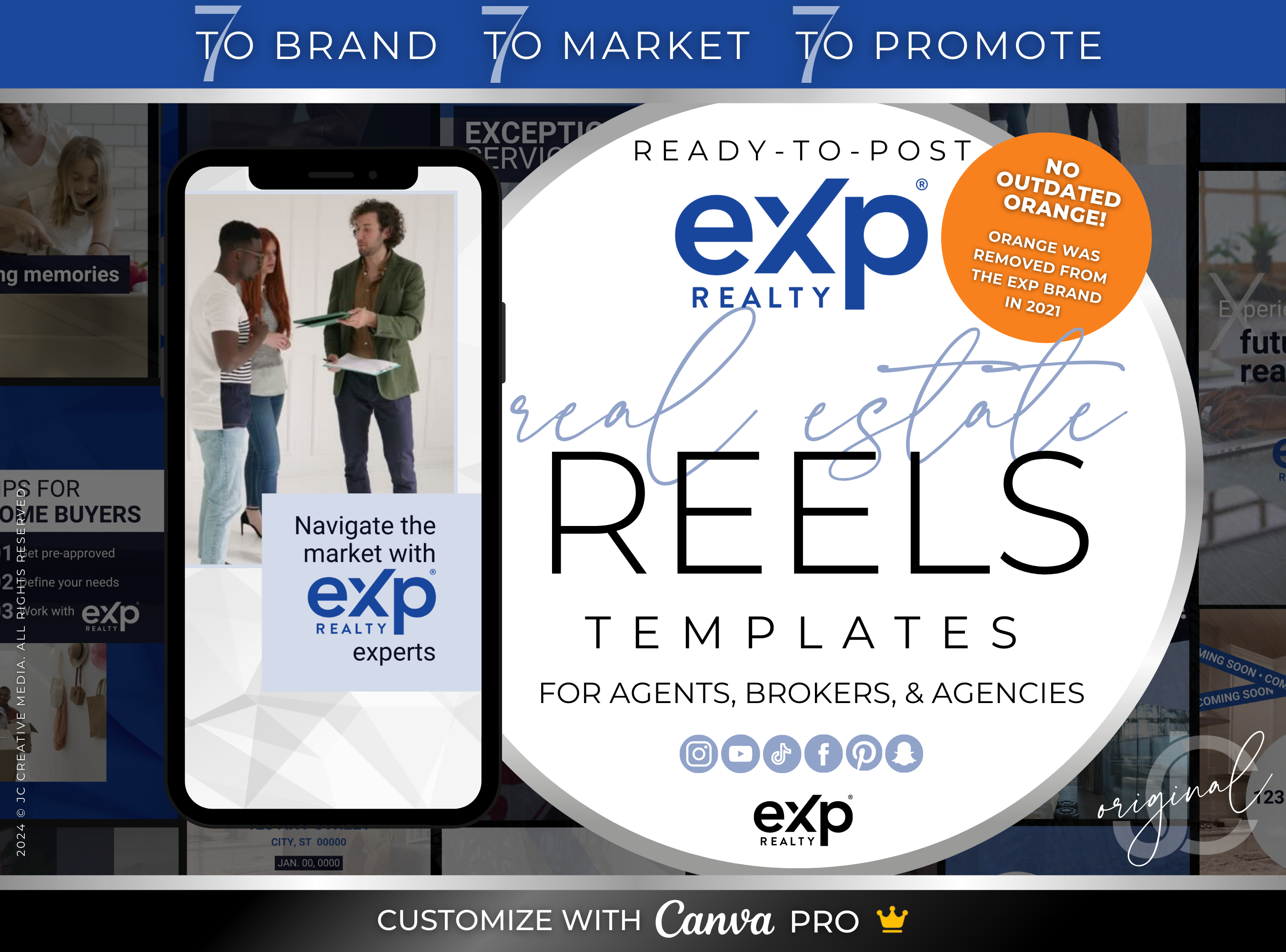 eXp Realty Reels Canva Video Templates for Real Estate Social Media Marketing by JC Creative Media