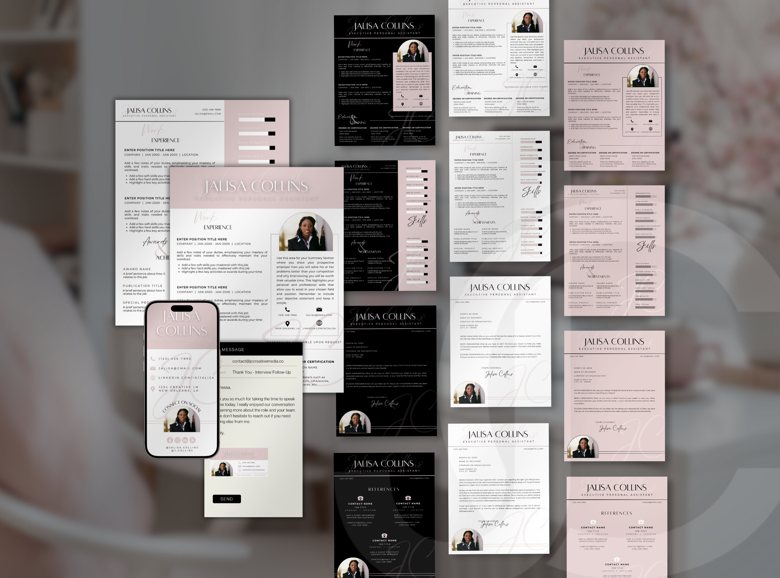 The Resume + Personal Branding Suite: The Elegance Edition