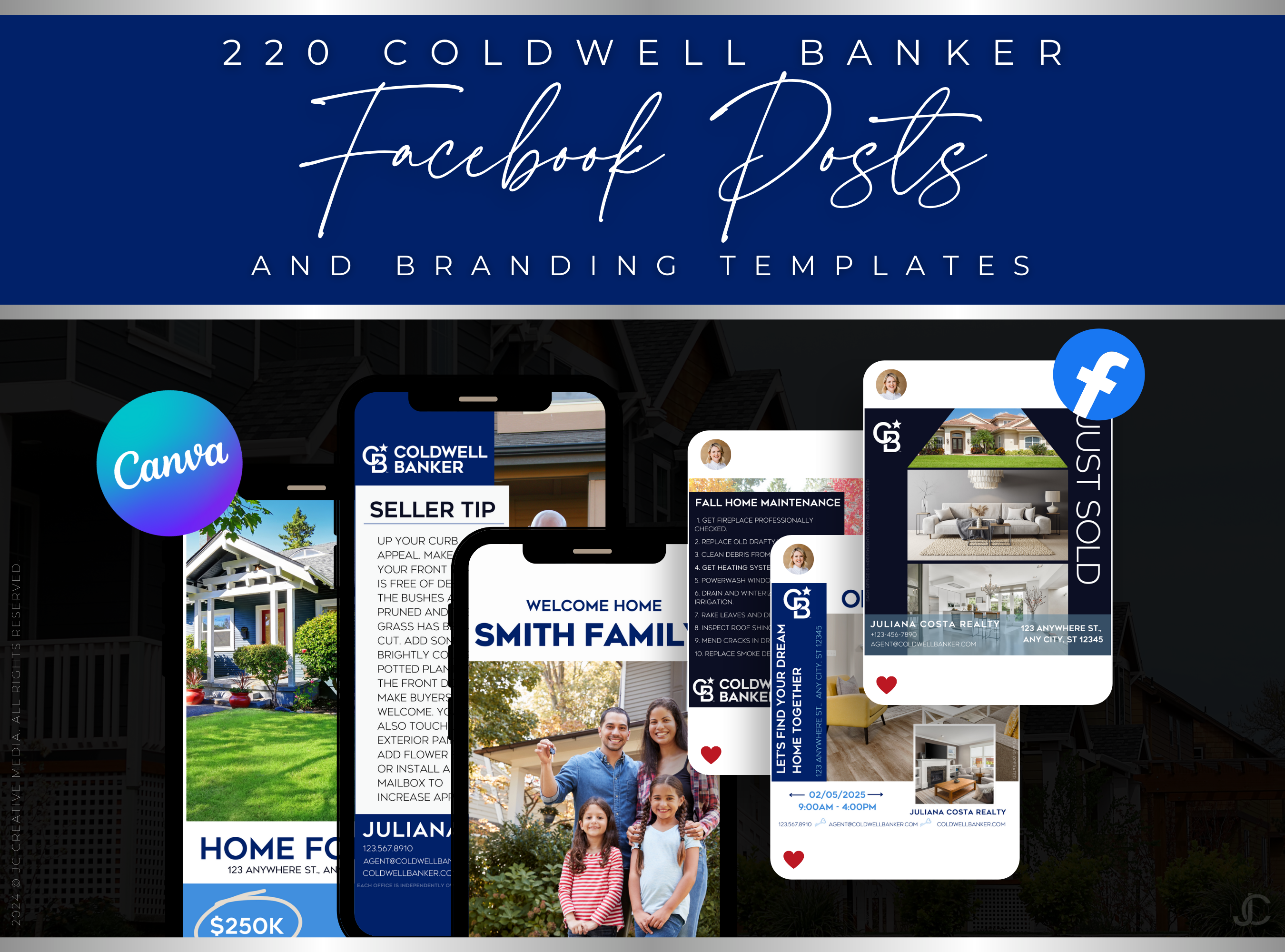 220+ Coldwell Banker Facebook Post & Story Templates for Real Estate Agents