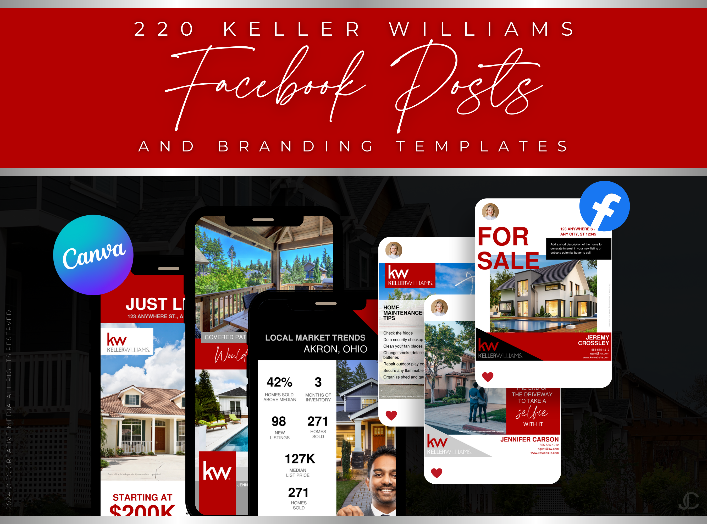 220+ Keller Williams Facebook Post & Story Templates for Real Estate Agents