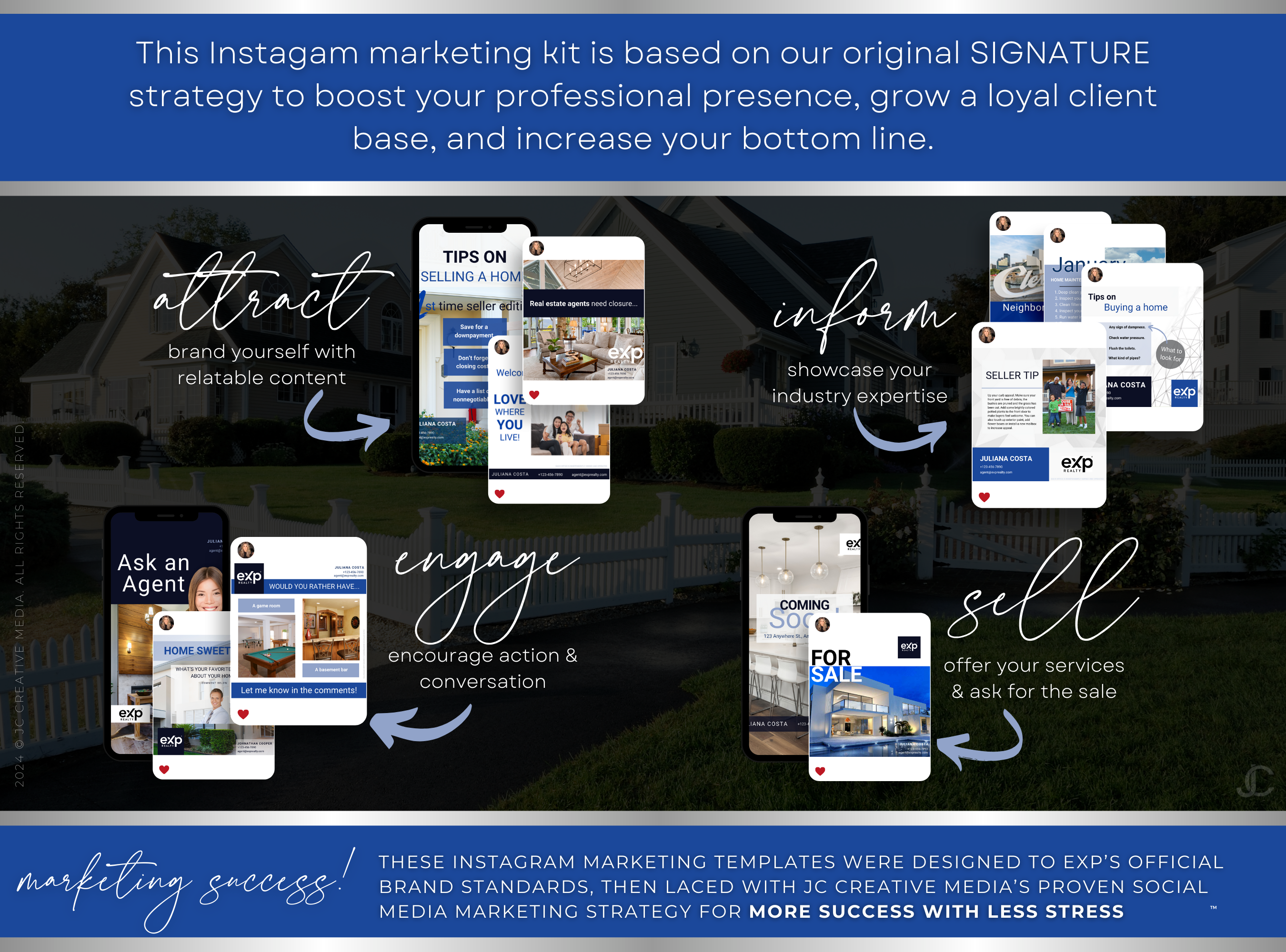 420+ eXp Realty Instagram Marketing & Branding Templates for Real Estate Agents