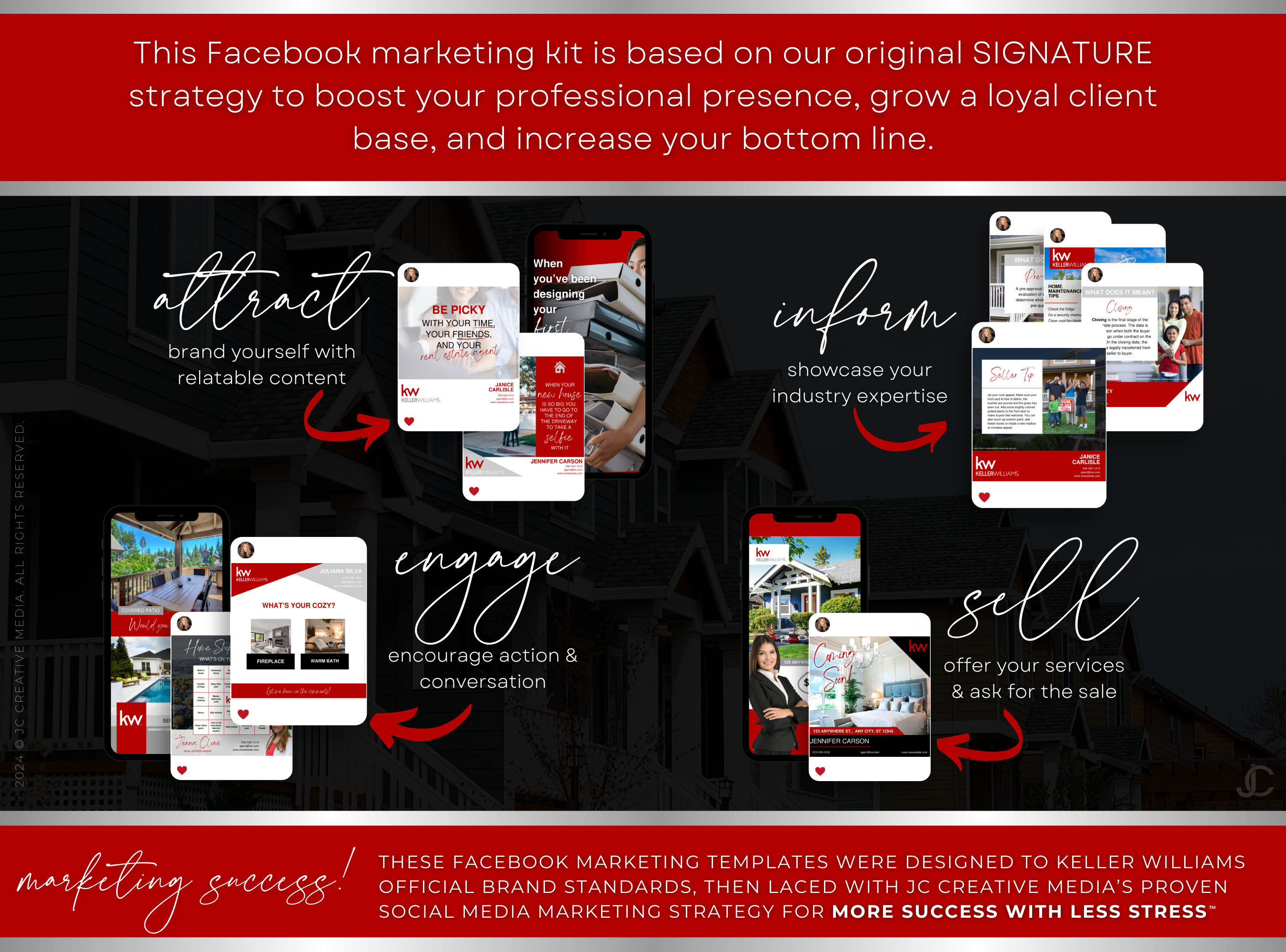 220+ Keller Williams Facebook Post & Story Templates for Real Estate Agents