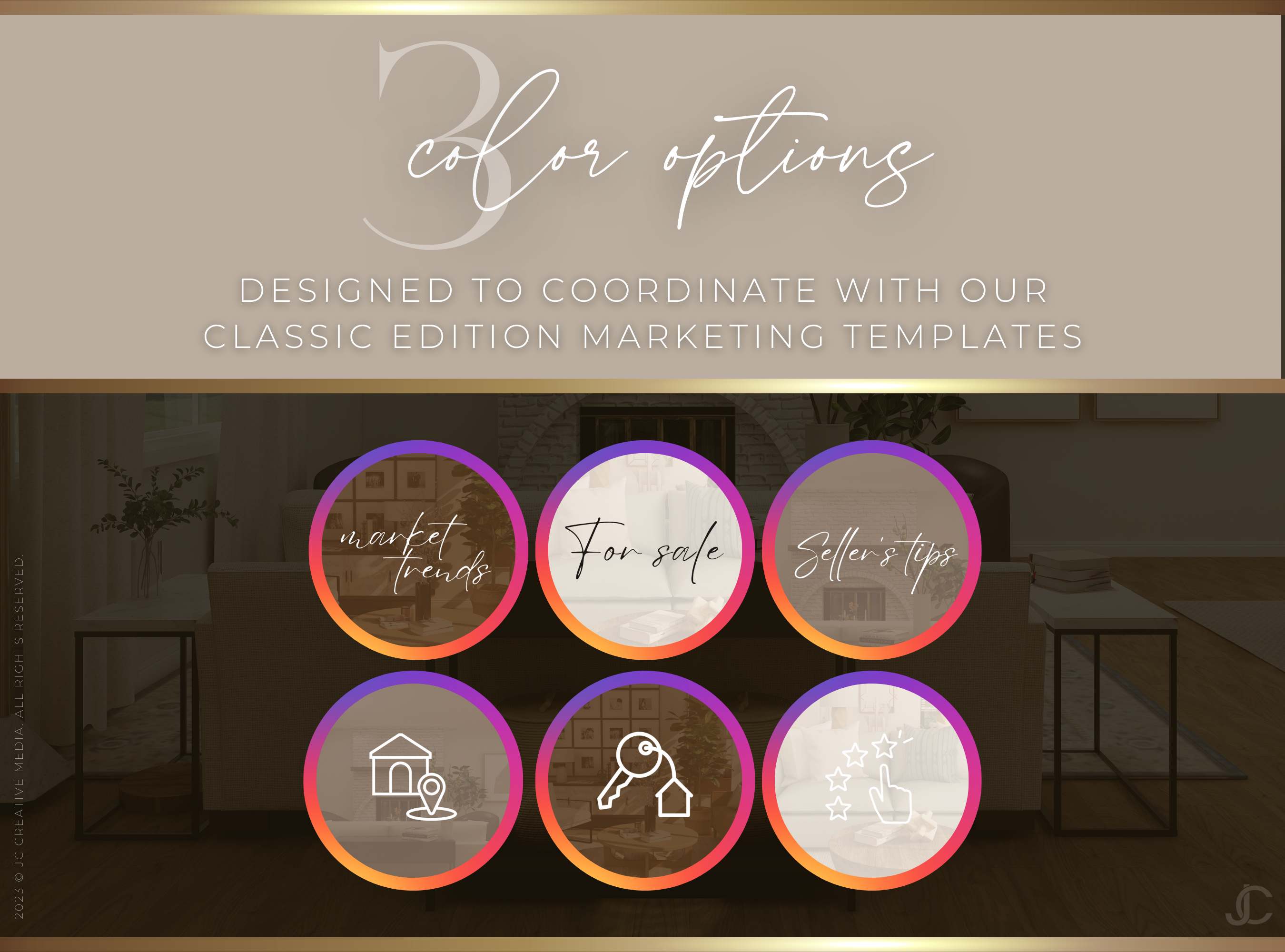 120+ Instagram Highlight Cover Templates for Real Estate Agents | Estate Collection™ Classic Edition