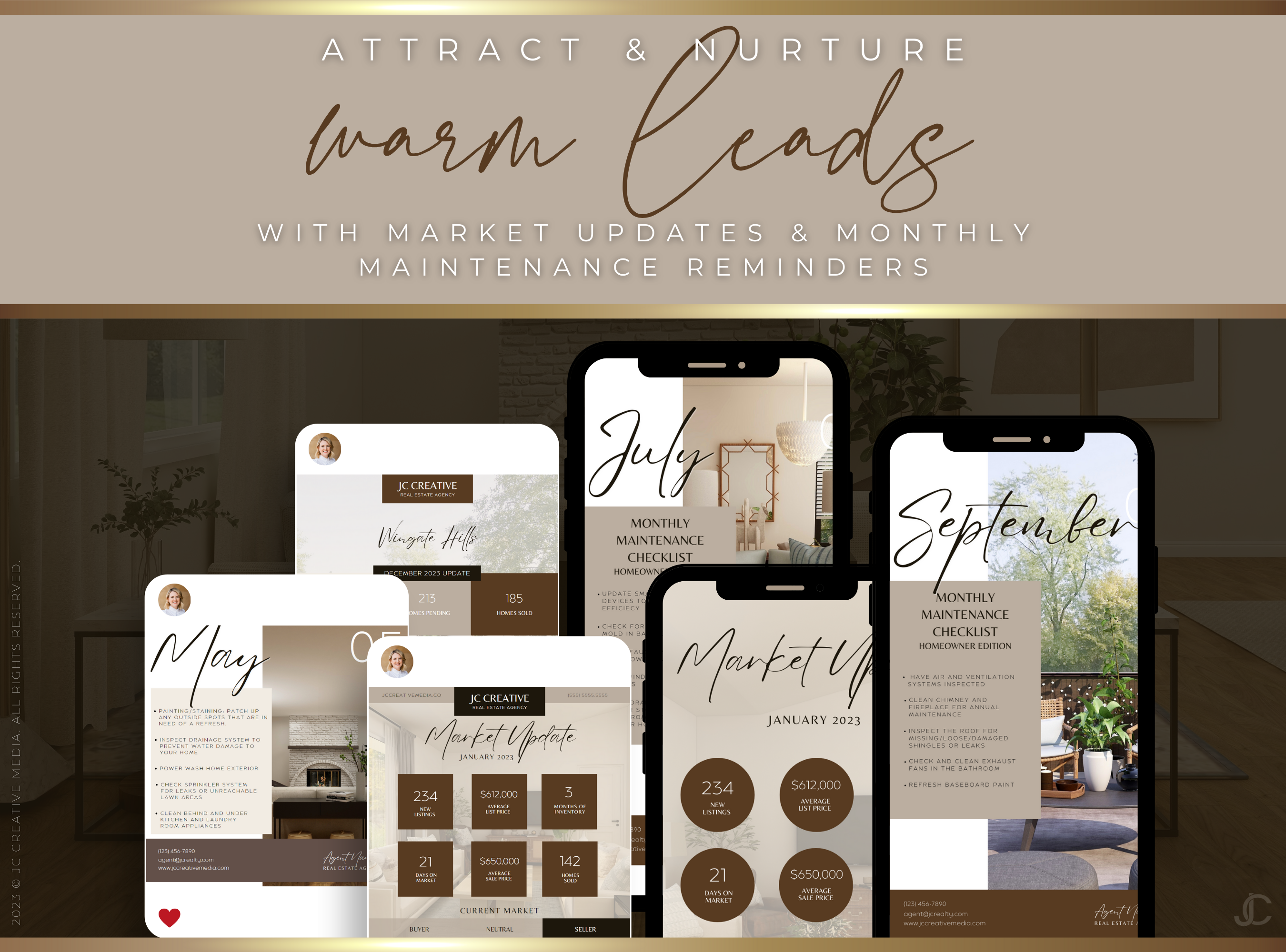 400+ Instagram Post & Story Templates for Real Estate Agents | Estate Collection™ Classic Edition