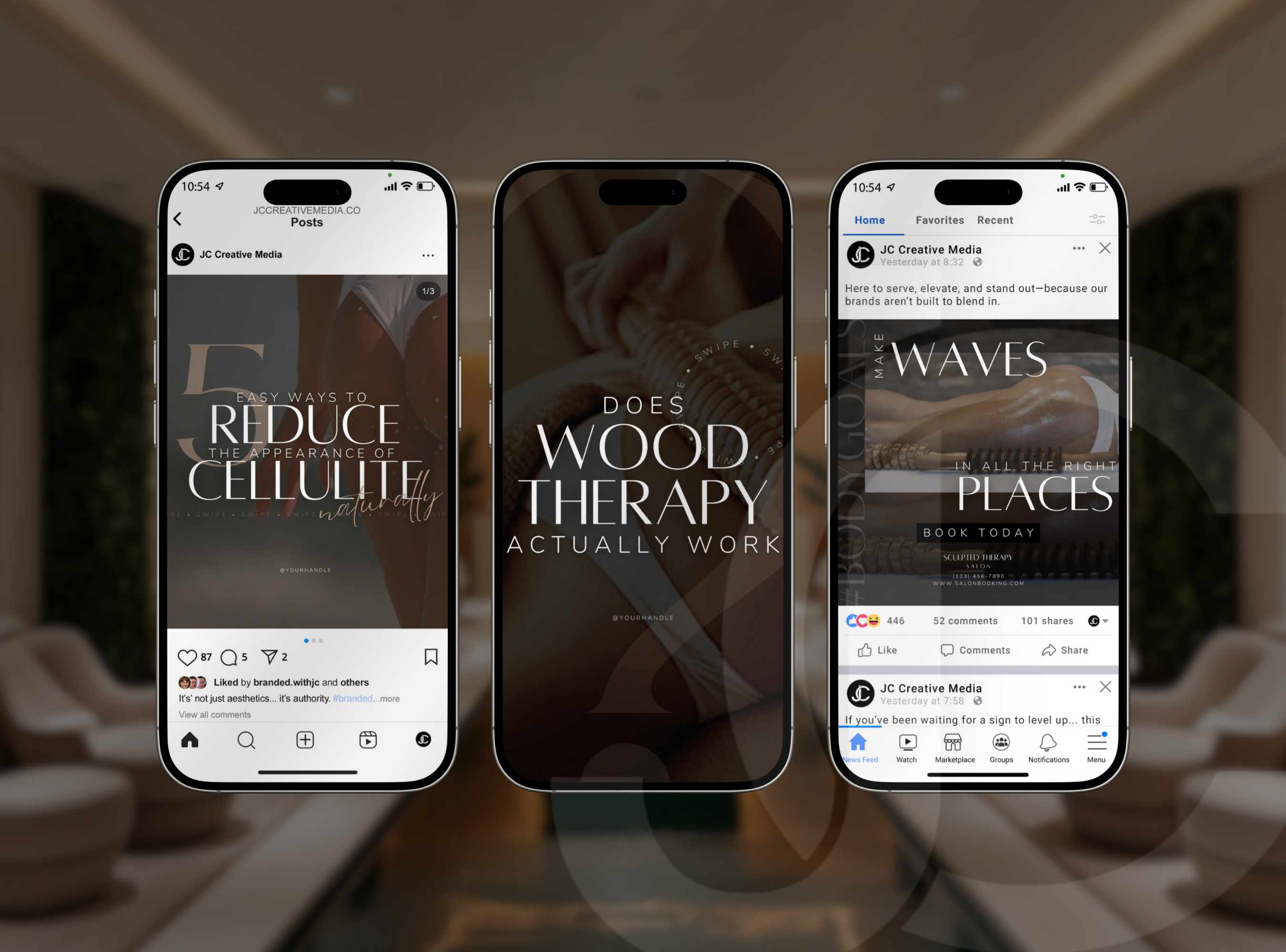 The Wood Therapy Social Media Marketing Suite