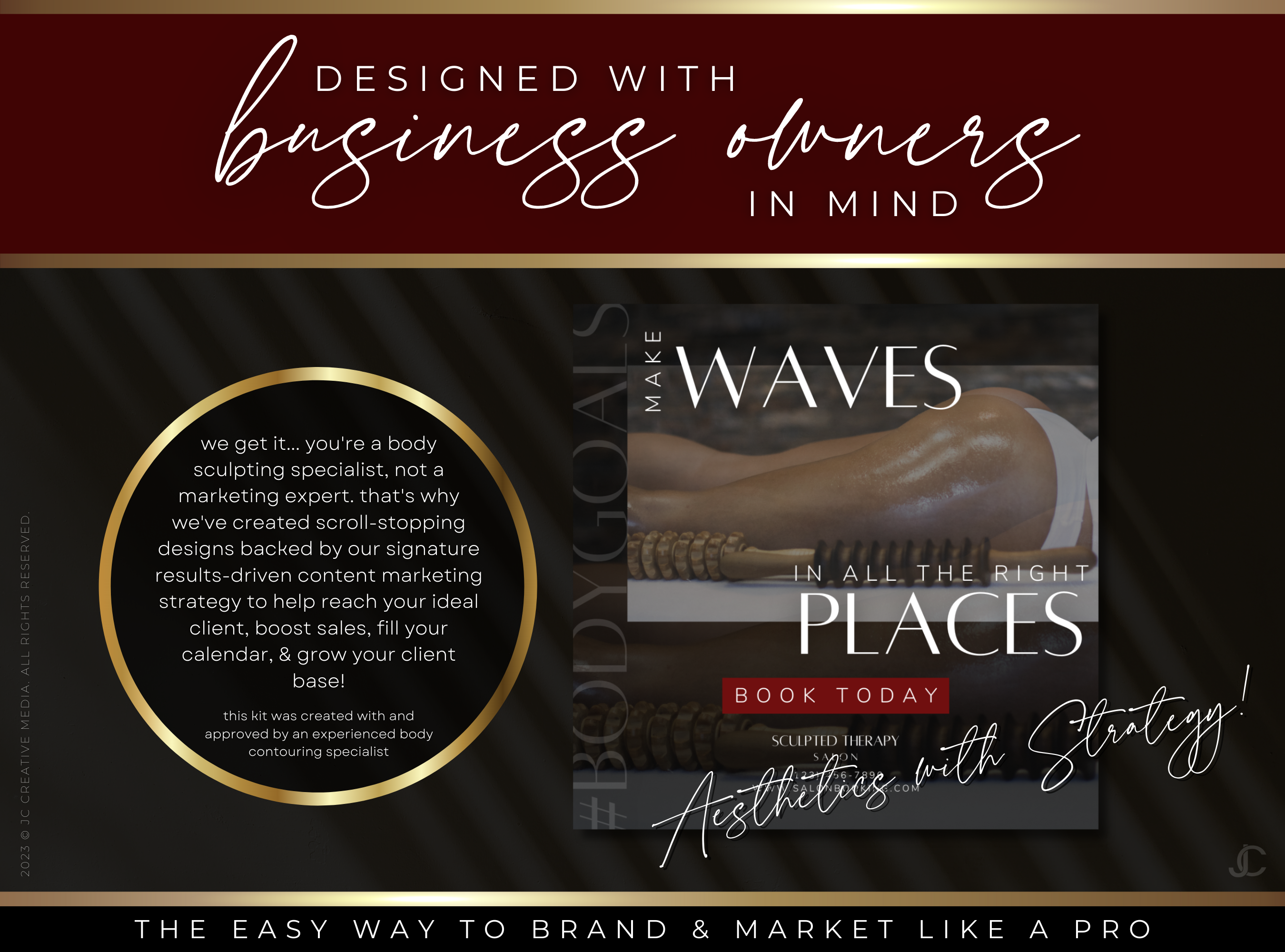 400+ Wood Therapy Social Media Canva Templates for Spa & Massage Therapist Marketing | Aesthete Collection™ Vogue Edition