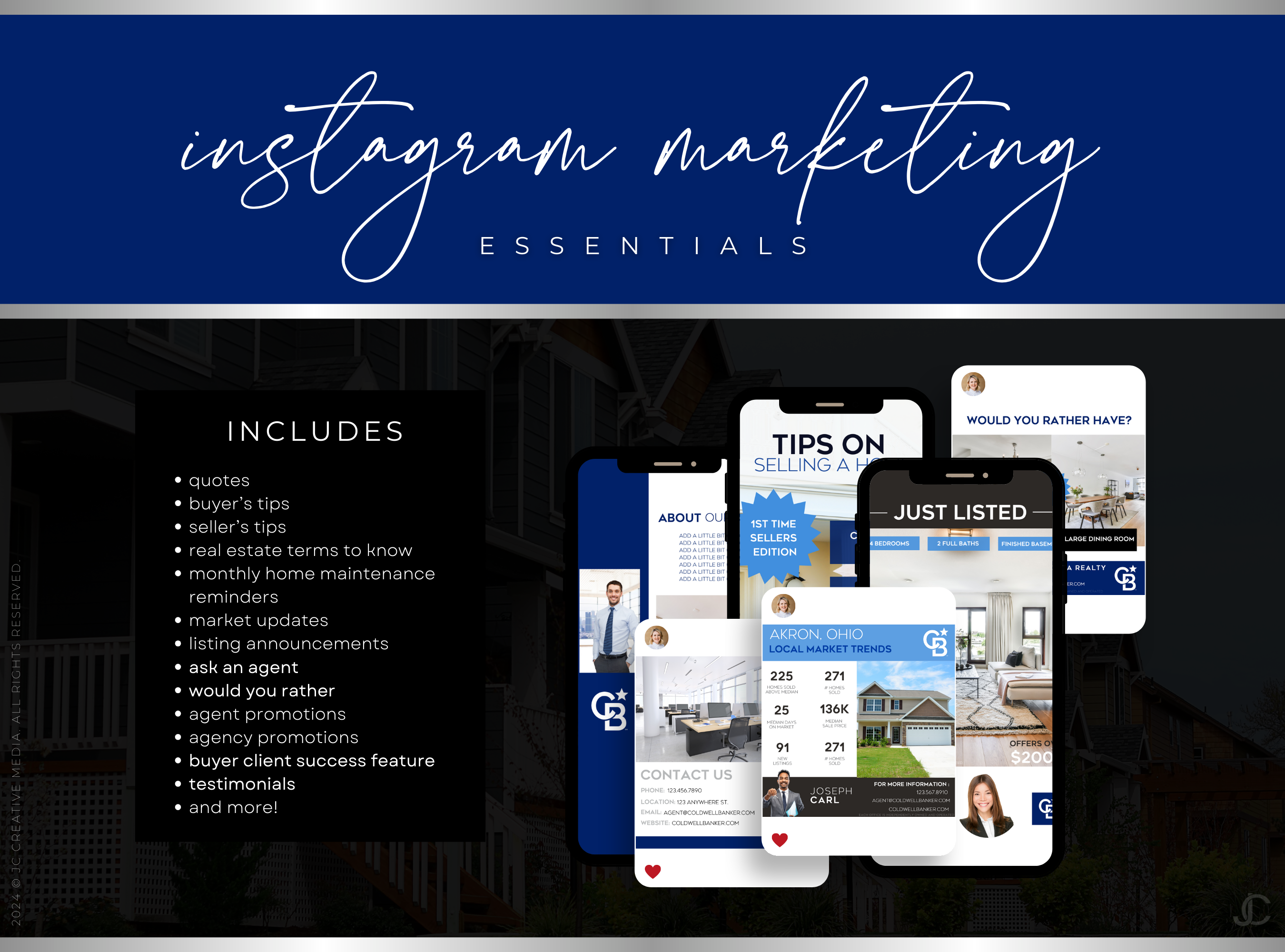 420+ Coldwell Banker Instagram Marketing & Branding Templates for Real Estate Agents