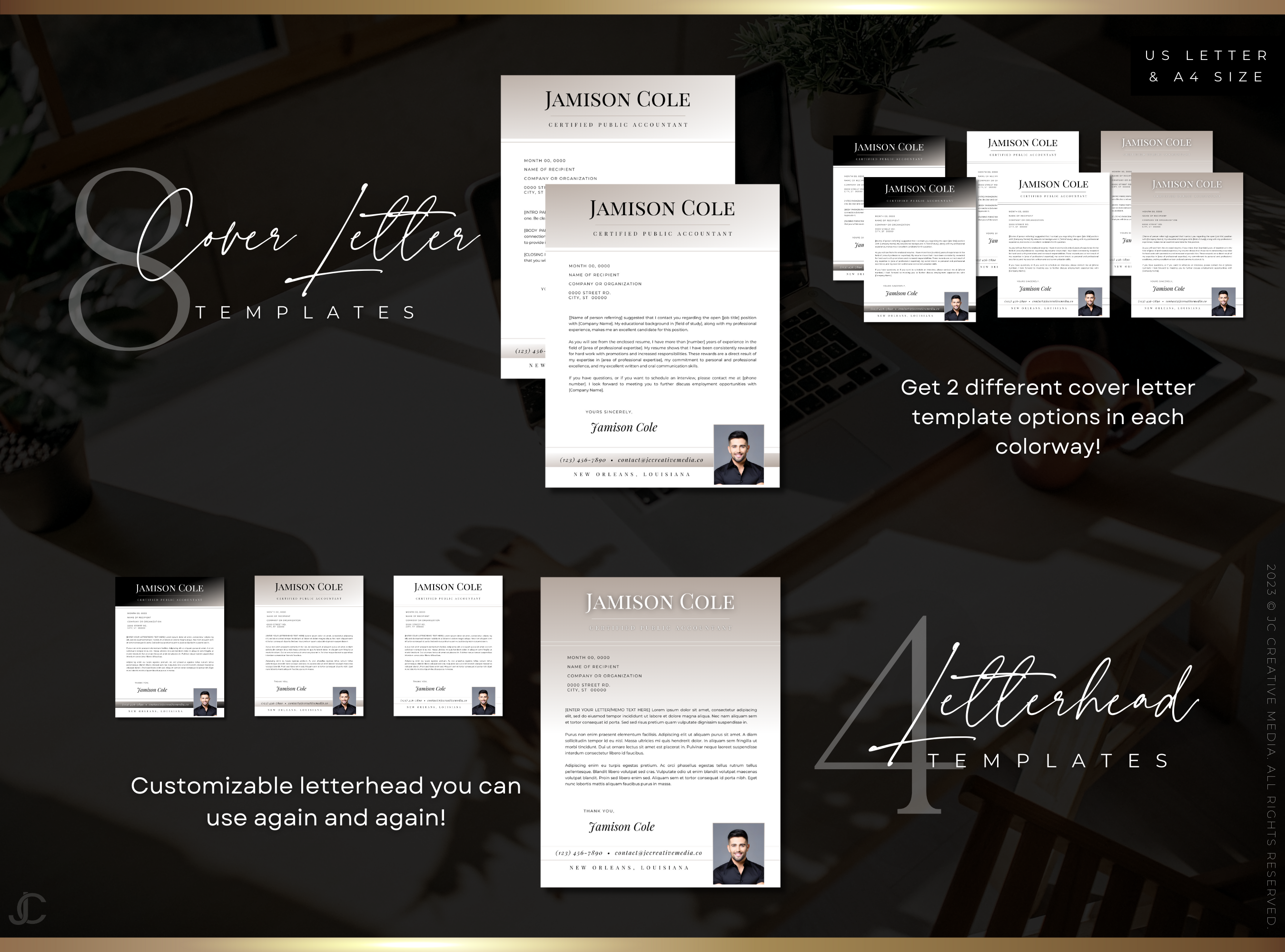 Designer Resume™ Suite (Canva Templates) | Pro Collection™ Fawn Edition