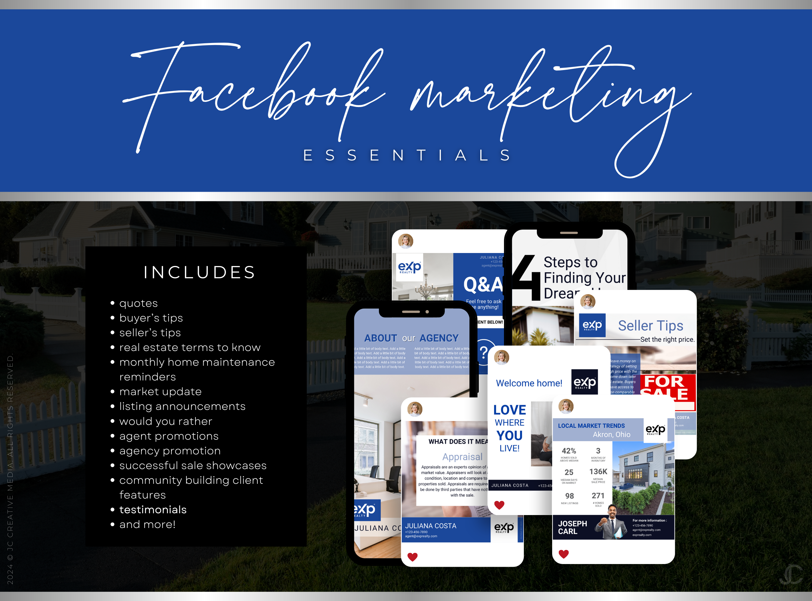 220+ eXp Realty Facebook Post & Story Templates for Real Estate Agents