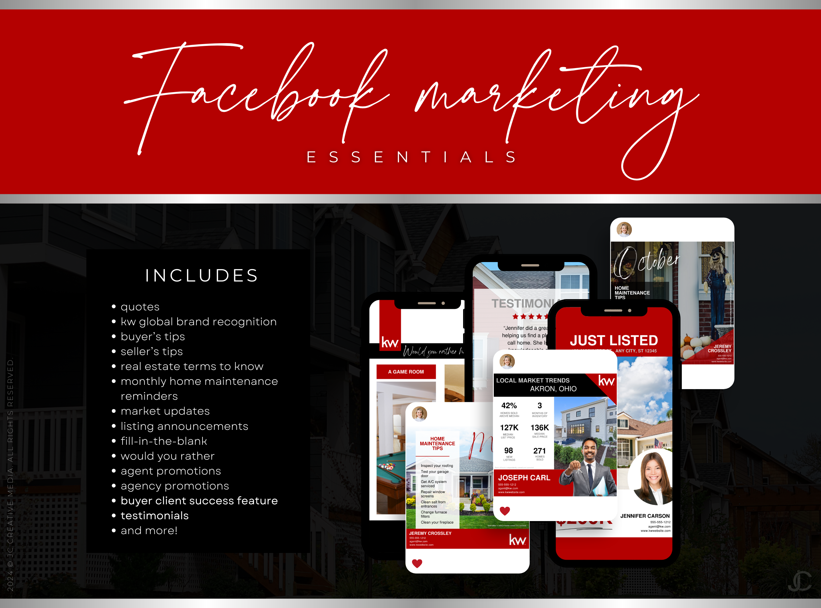 220+ Keller Williams Facebook Post & Story Templates for Real Estate Agents