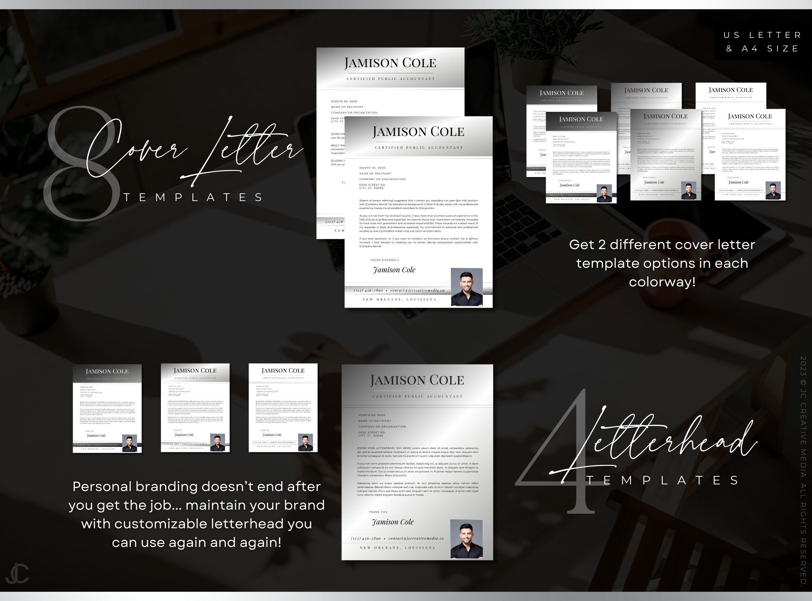 Designer Resume™ Suite (Canva Templates) | Pro Collection™ Sterling Edition