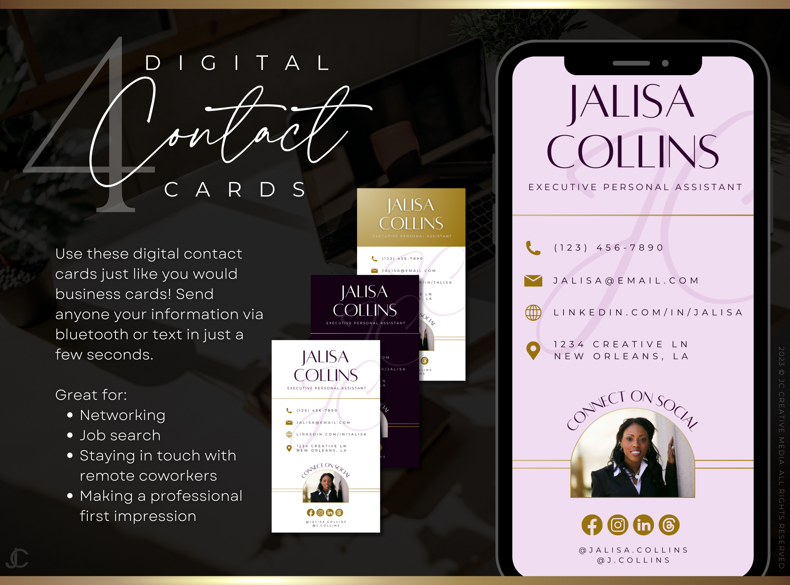 Designer Resume™ Suite (Canva Templates) | Elegance Collection™ Amethyst Edition