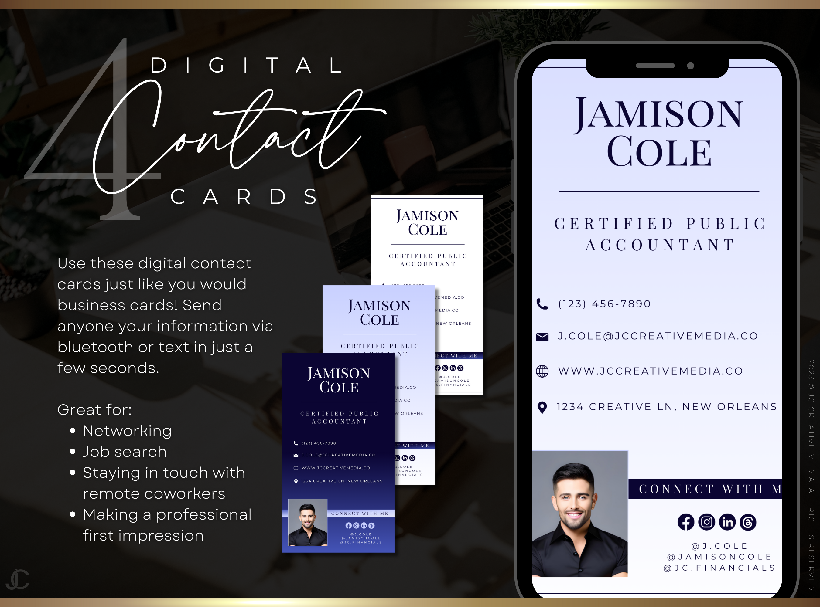 Designer Resume™ Suite (Canva Templates) | Pro Collection™ Sapphire Edition