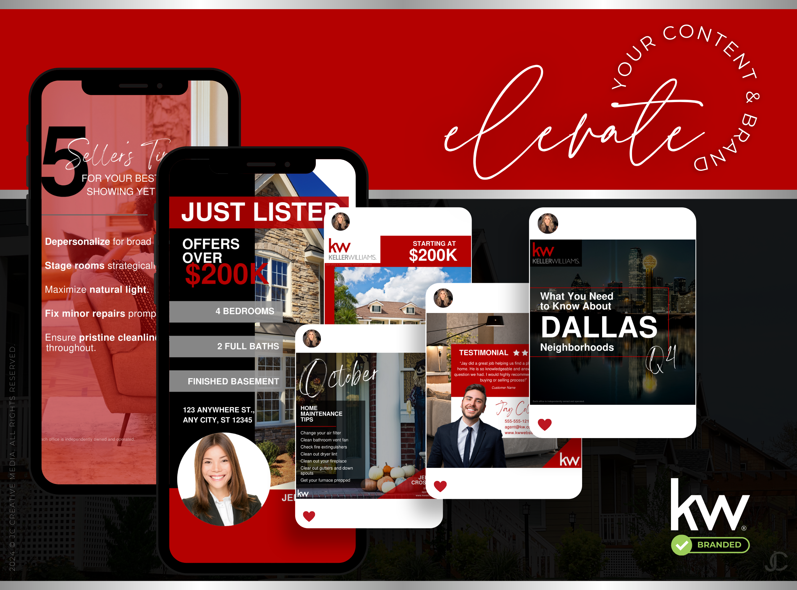 220+ Keller Williams Facebook Post & Story Templates for Real Estate Agents