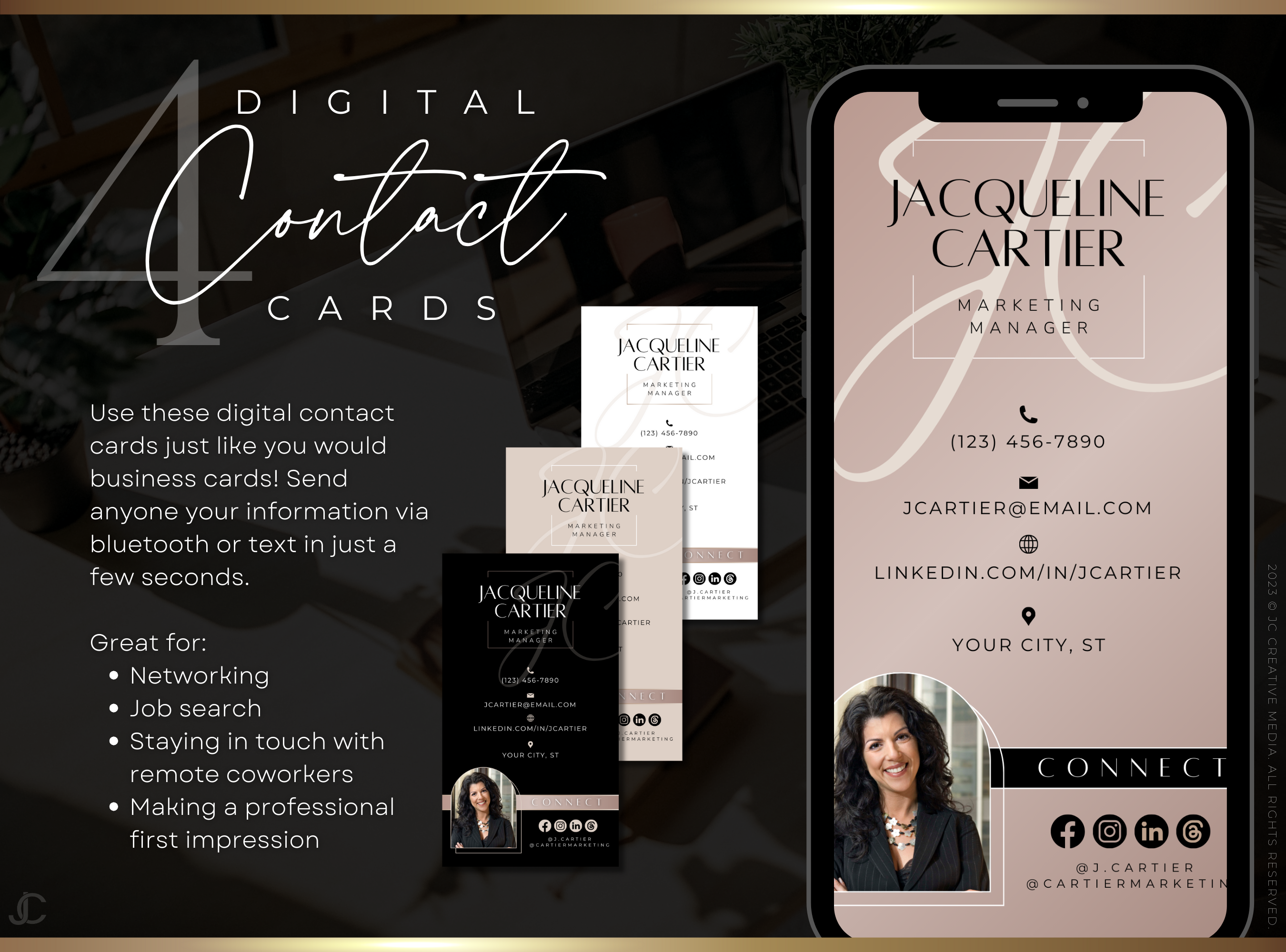 Designer Resume™ Suite (Canva Templates) | Aesthete Collection™ Rose Gold Edition