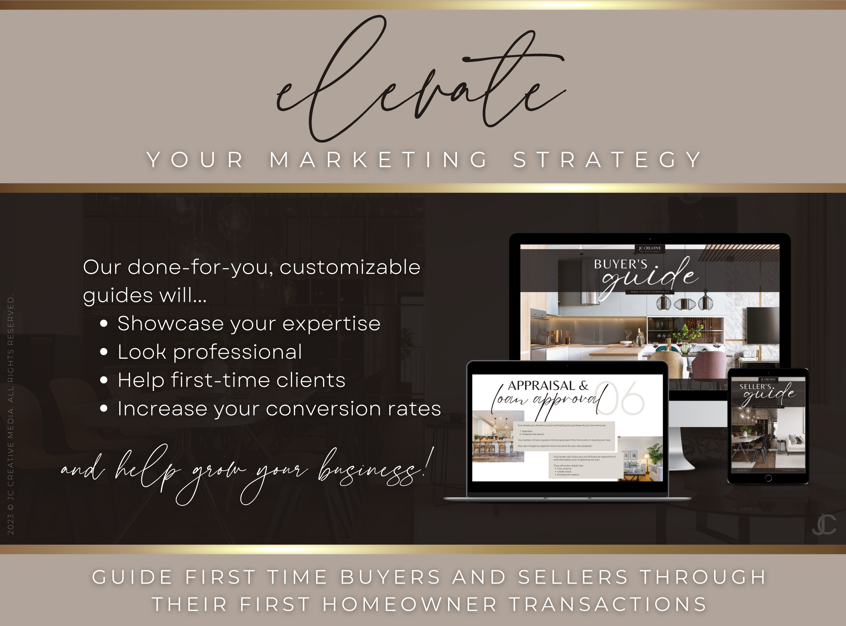 Real Estate Buyer's & Seller's Guide Bundle (with Bonus Digital Presentation Formats!) | Estate Collection™ Luxe Edition