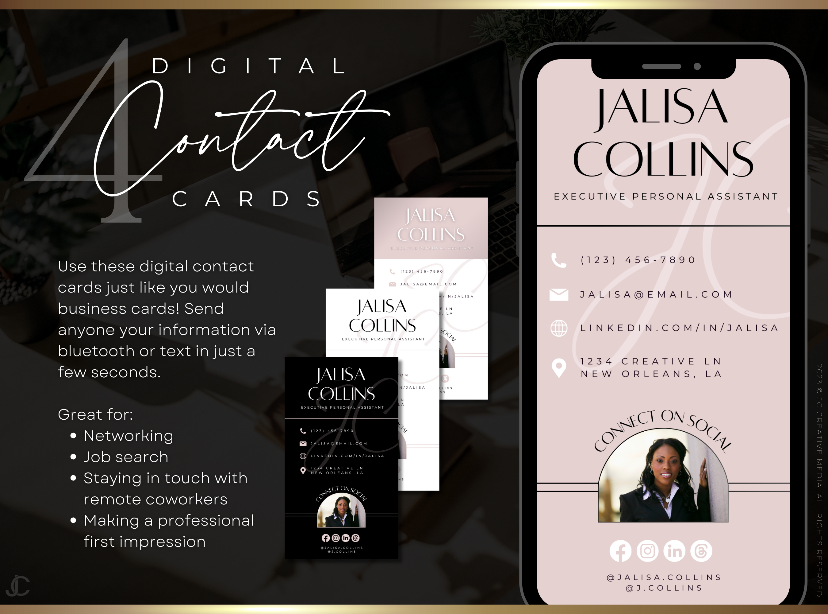 Designer Resume™ Suite (Canva Templates) | Elegance Collection™ Blush Edition