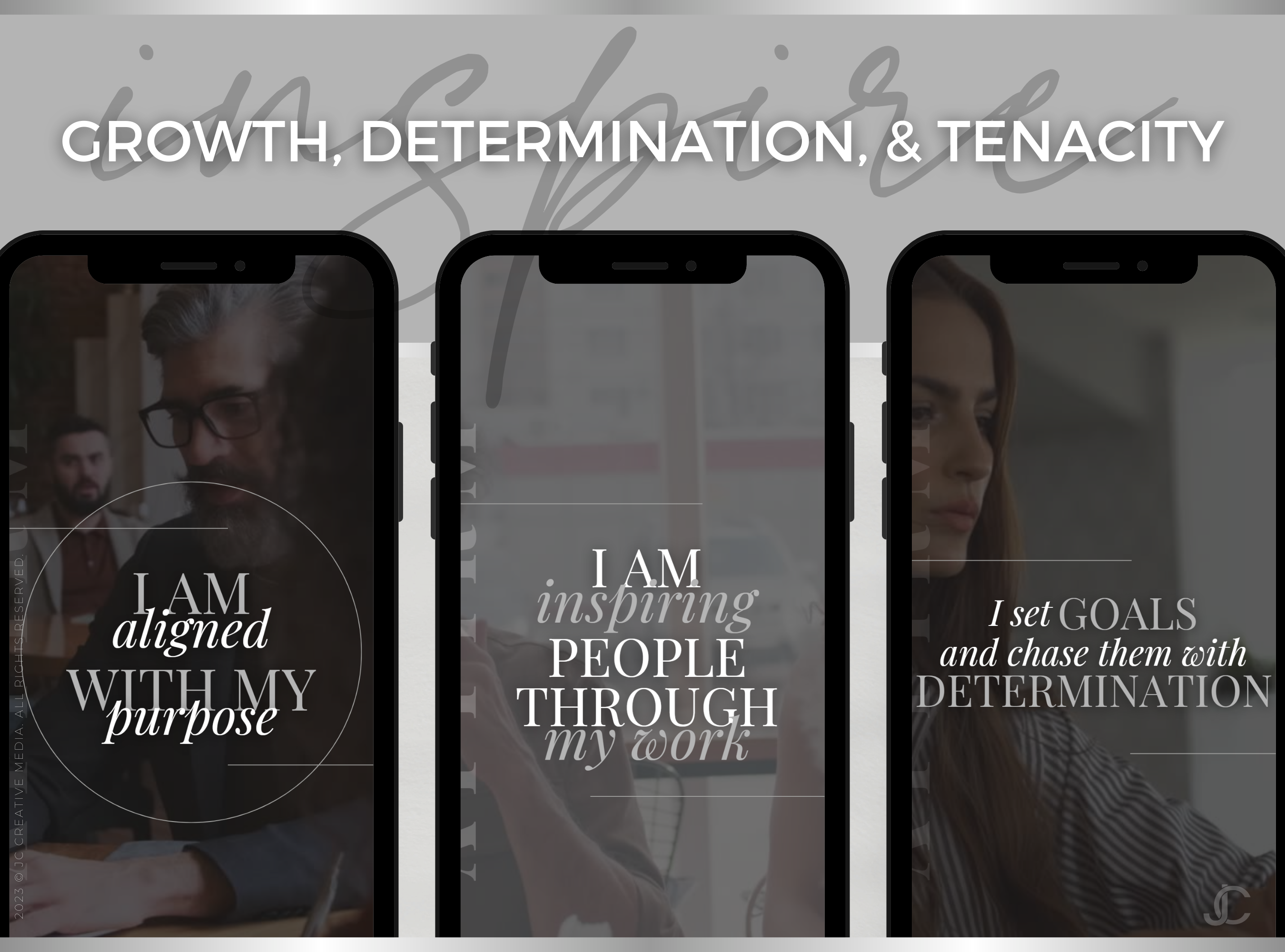 20 Success Affirmation Reels (Ready-to-Post) | Pro Collection™ Sterling Edition