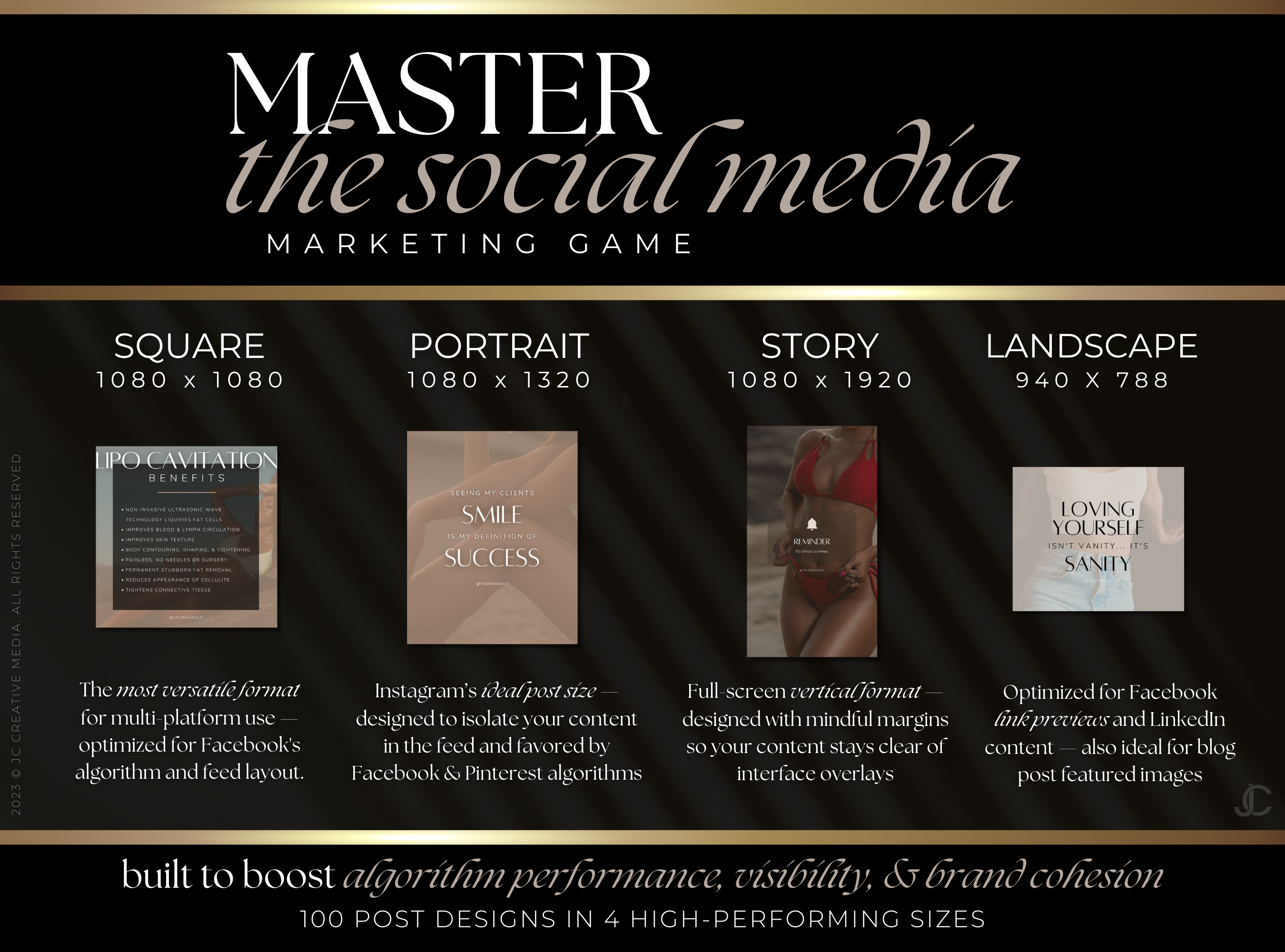 520+ Body Contouring & Spa Marketing Templates – Luxury Social Media Kit for Instagram & Facebook