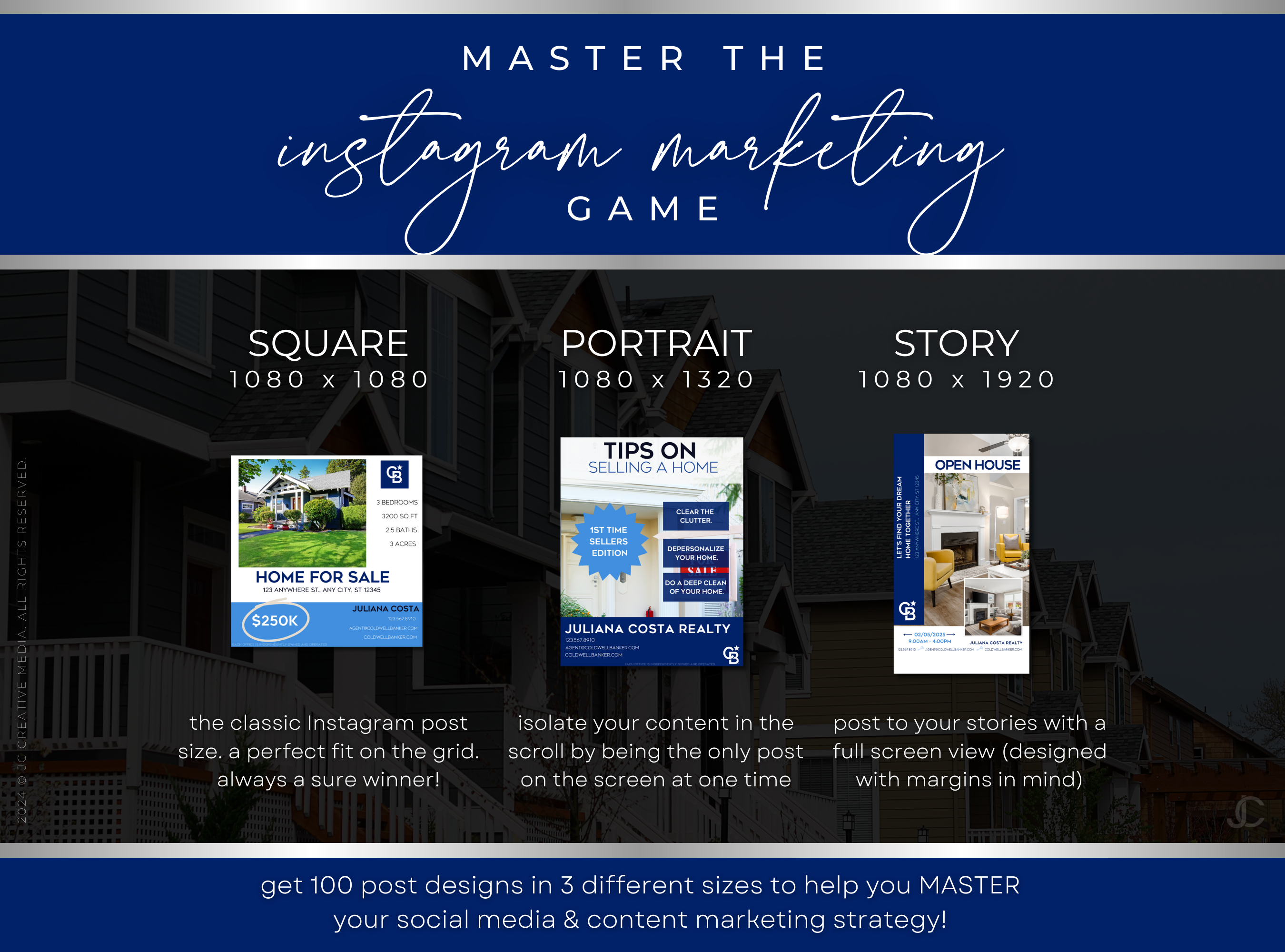 420+ Coldwell Banker Instagram Marketing & Branding Templates for Real Estate Agents