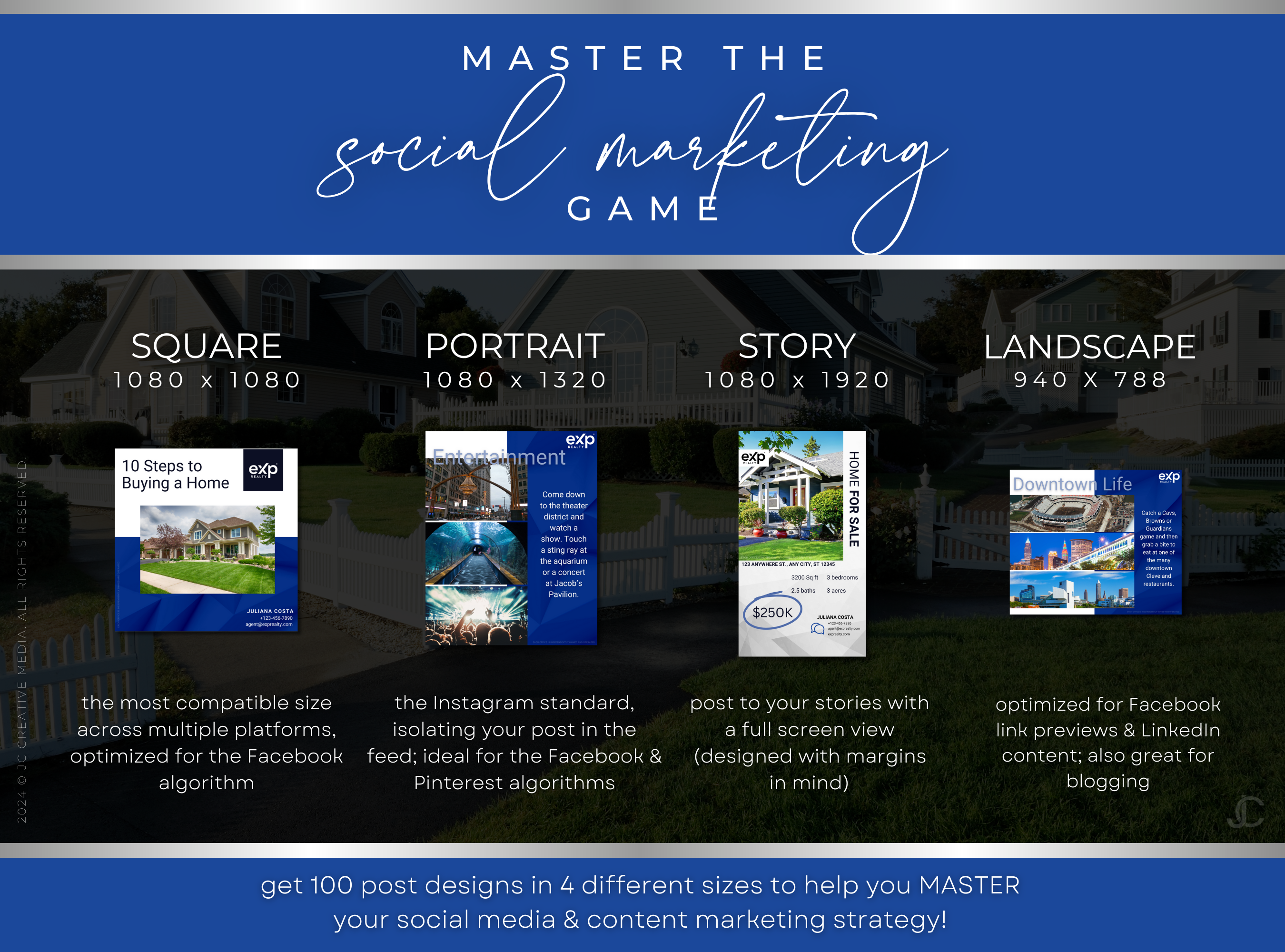540+ eXp Realty Social Media Marketing & Branding Templates for Real Estate Agents & Brokers