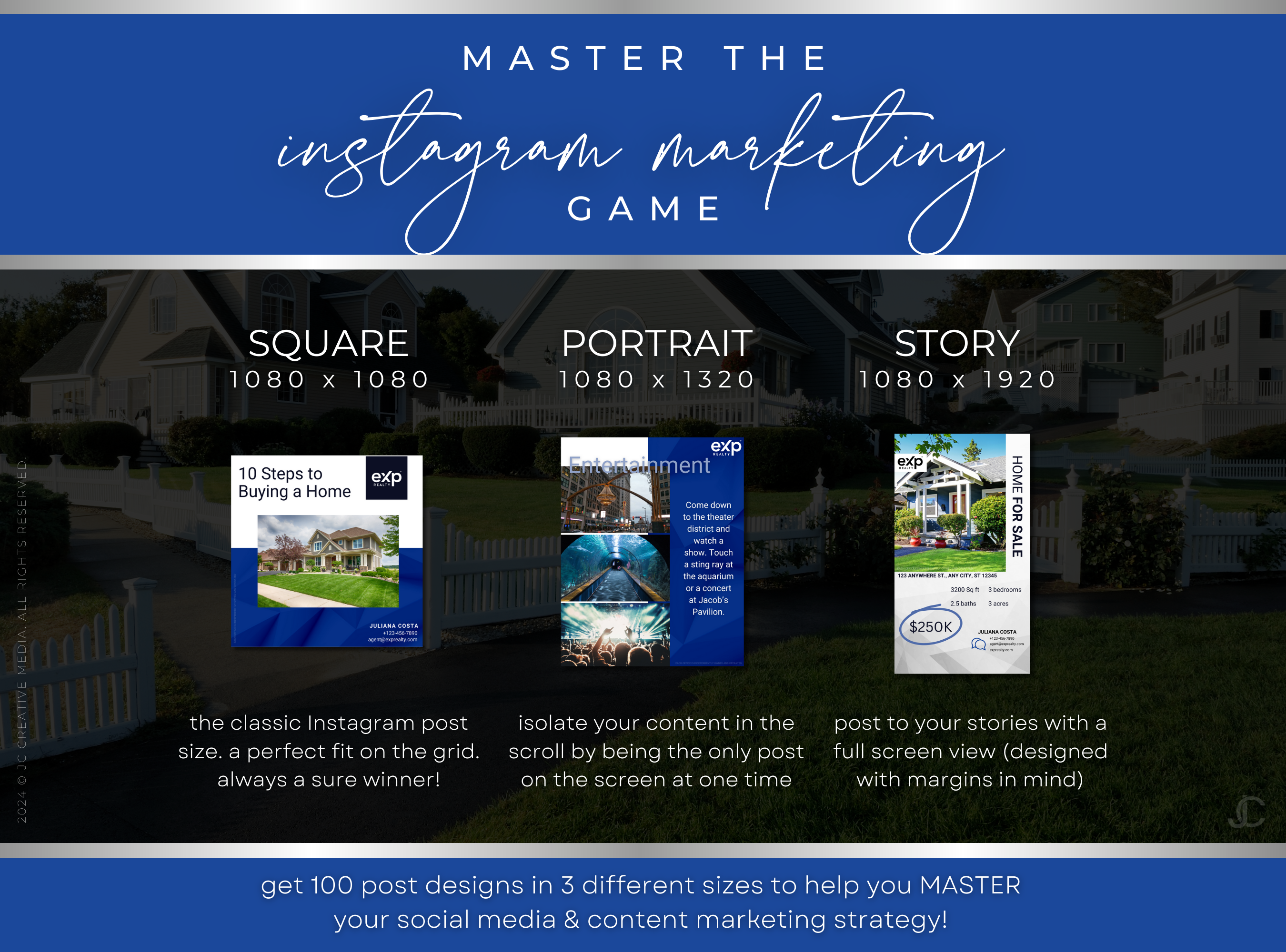 420+ eXp Realty Instagram Marketing & Branding Templates for Real Estate Agents