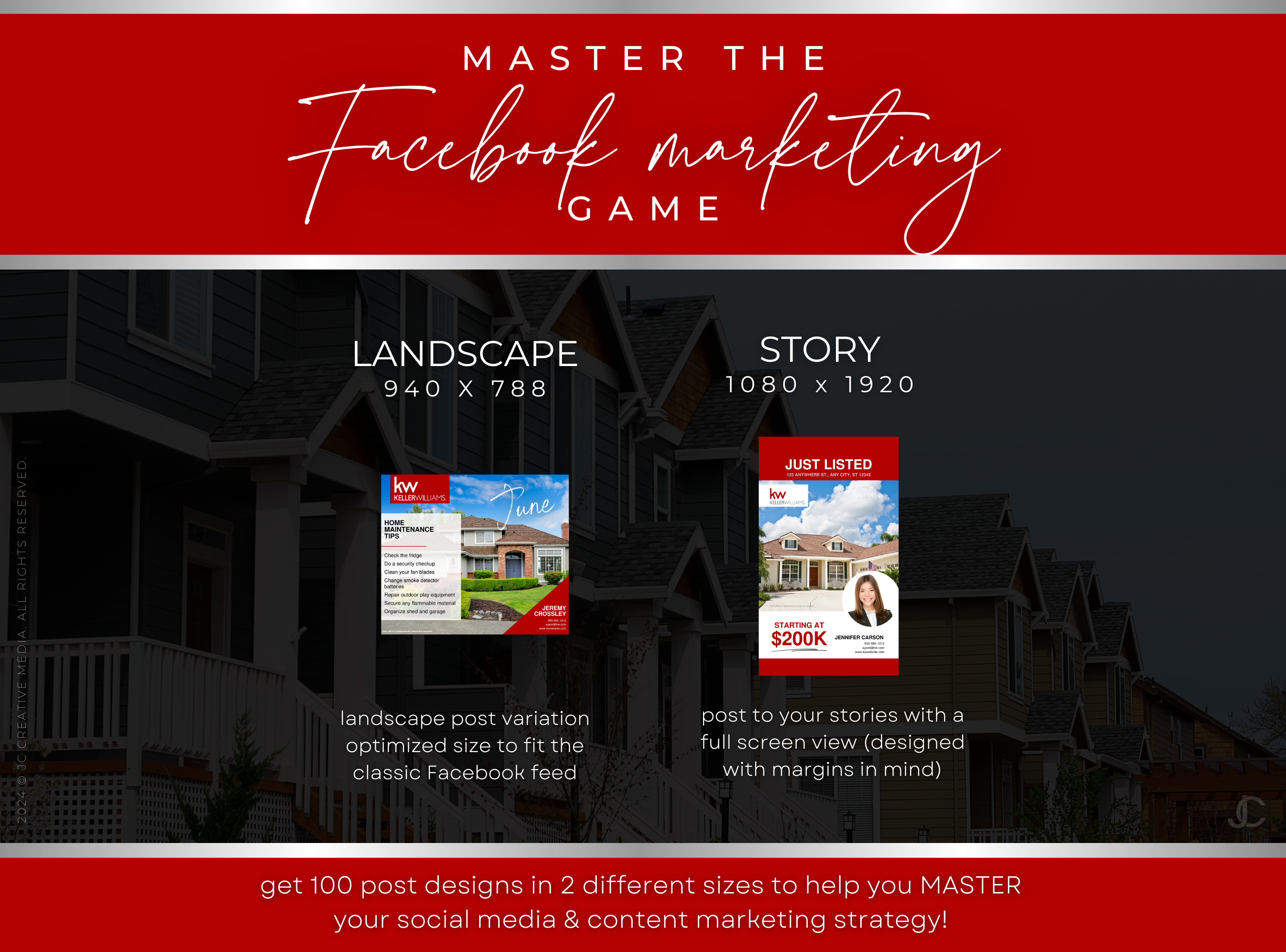 220+ Keller Williams Facebook Post & Story Templates for Real Estate Agents