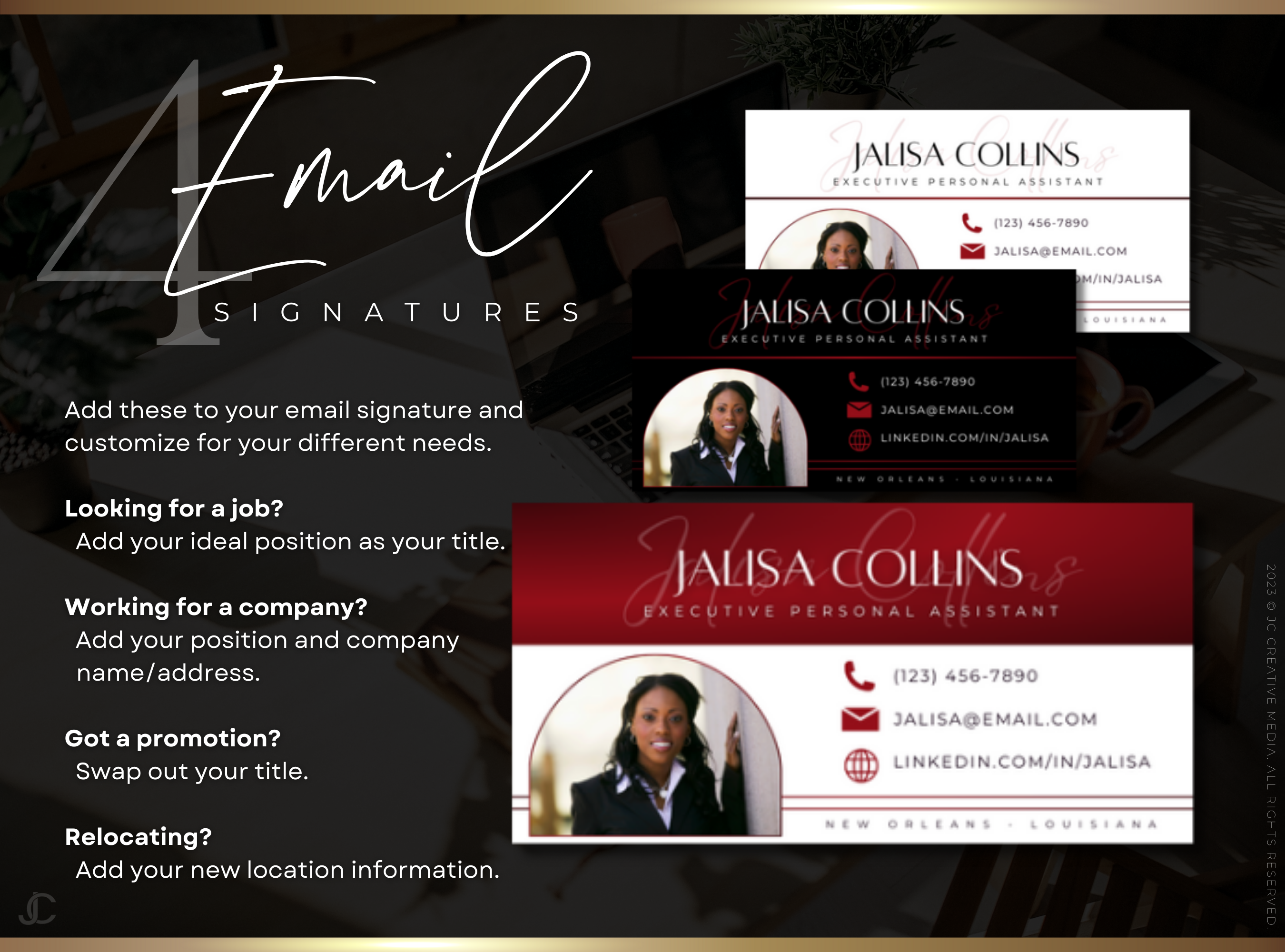 Designer Resume™ Suite (Canva Templates) | Elegance Collection™ Crimson Edition