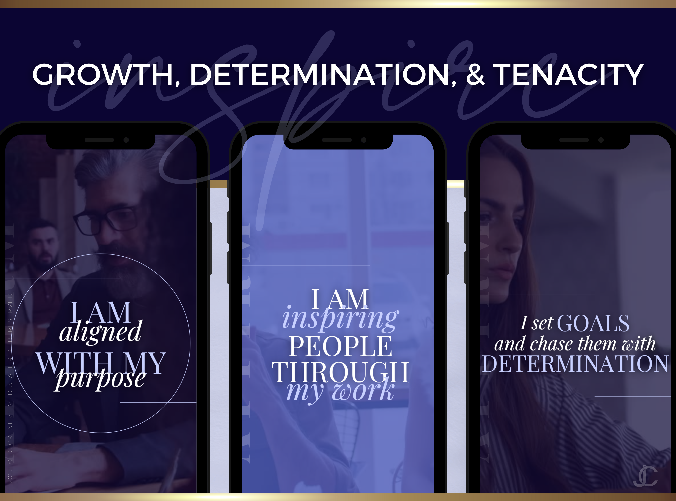 20 Success Affirmation Reels (Ready-to-Post) | Pro Collection™ Sapphire Edition