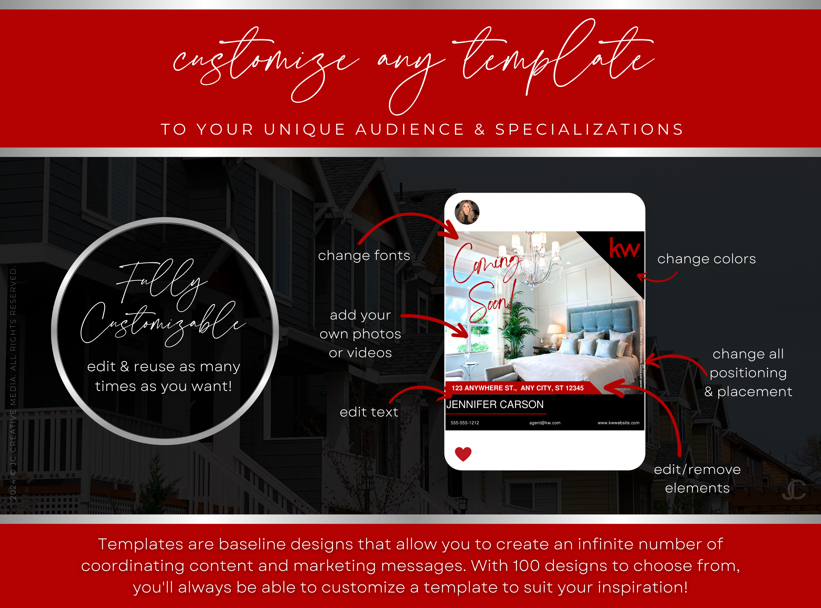 220+ Keller Williams Facebook Post & Story Templates for Real Estate Agents