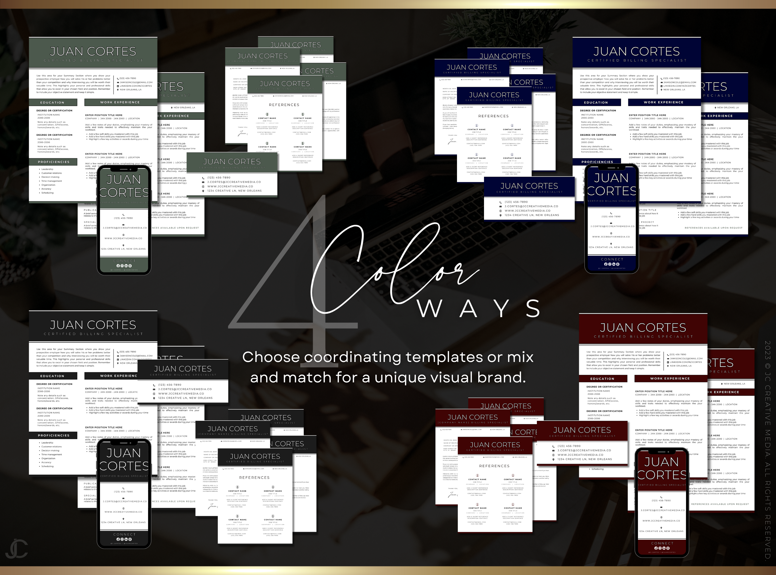 Designer Resume™ Suite (Canva Templates) | Classic Collection™