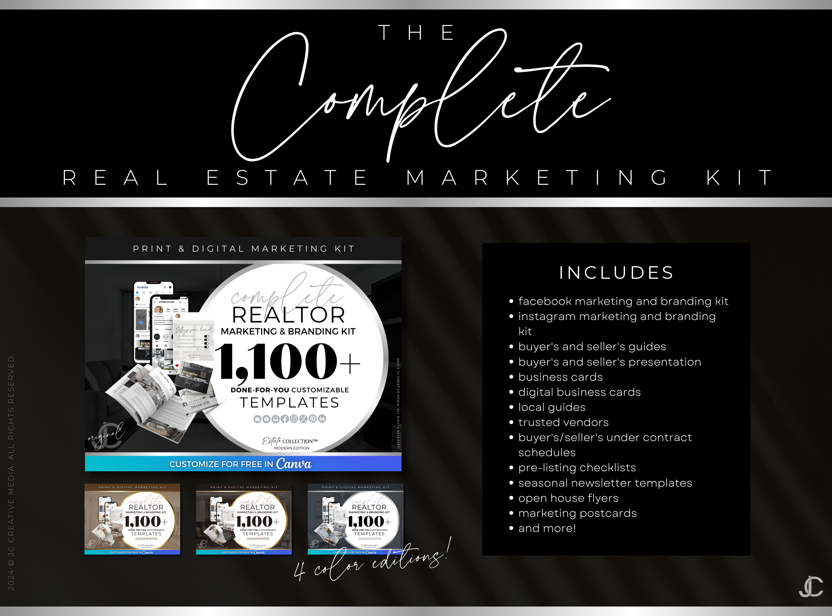 21 Real Estate Marketing Reels Posts: VOL. 3 (Canva Video Templates) | Estate Collection™ Modern Edition