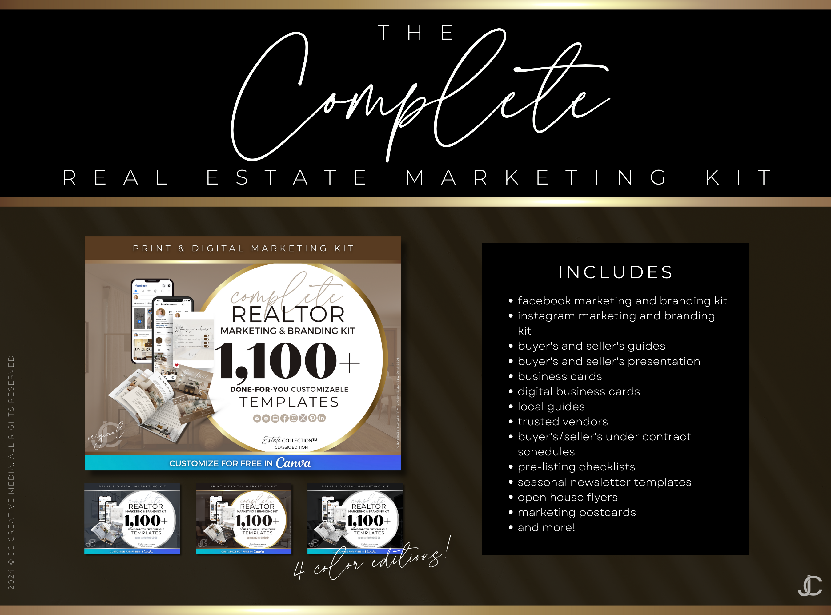 21 Real Estate Marketing Reels Posts: VOL. 3 (Canva Video Templates) | Estate Collection™ Classic Edition